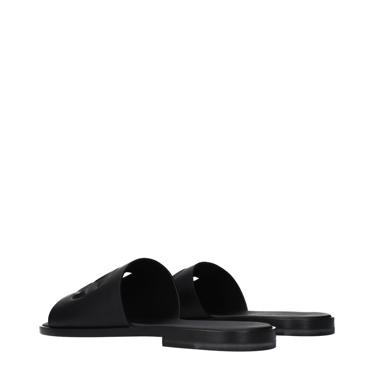 Dolce&Gabbana Slippers and Clogs Men Leather Black