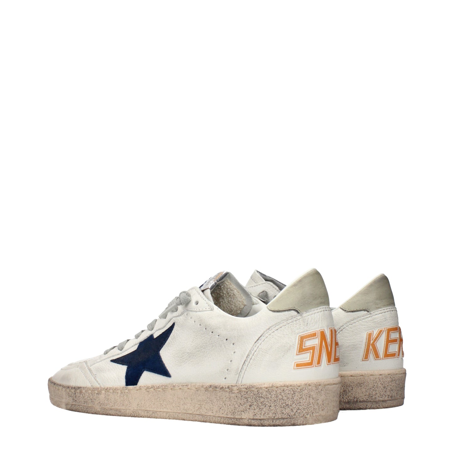 Golden Goose Sneakers Men Leather White/Blue