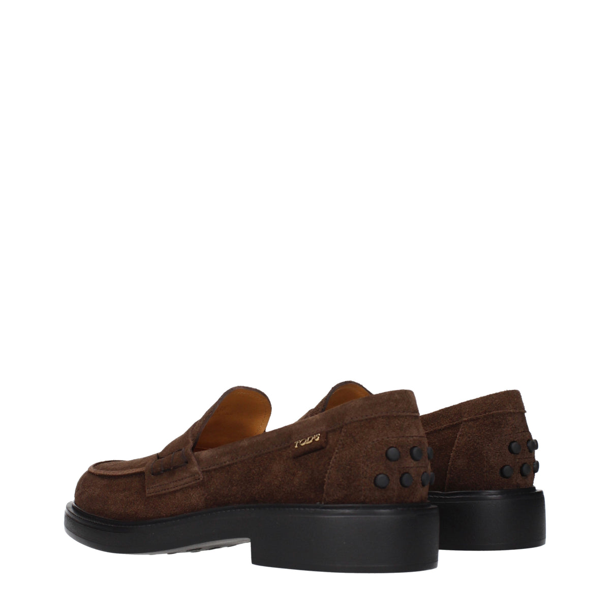 Tod's Loafers Women Suede Brown