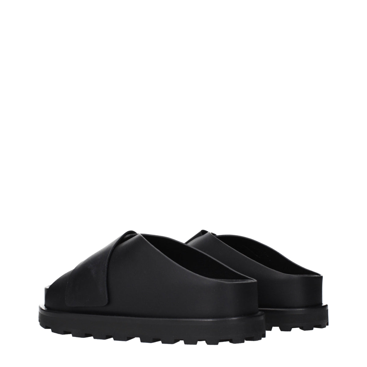 Jil Sander Slippers and Clogs Women Leather Black