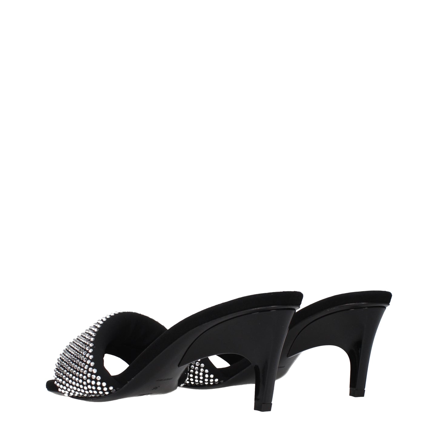 Prada Sandals Women Fabric  Black/Silver