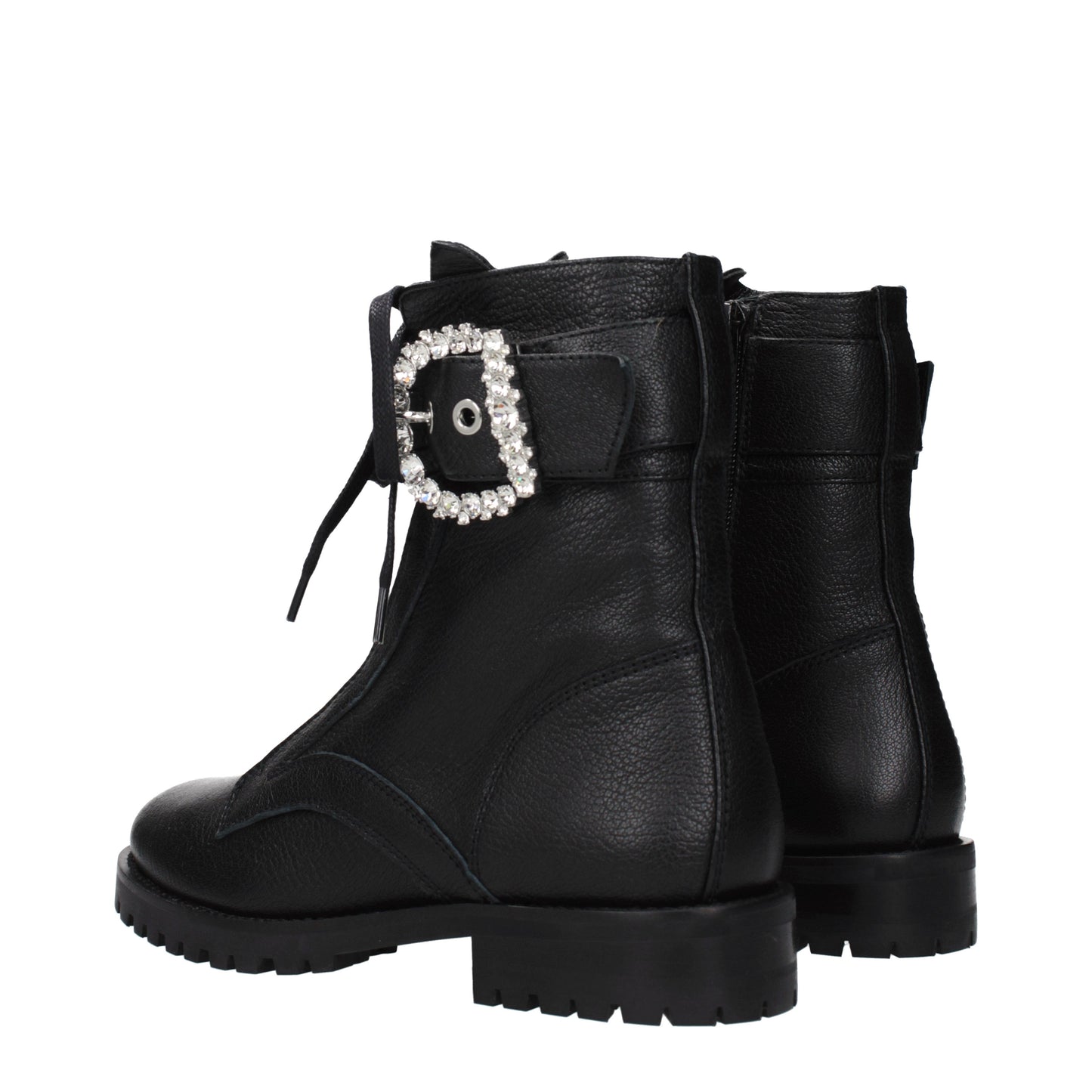 Jimmy Choo Ankle Boots Women Leather Black