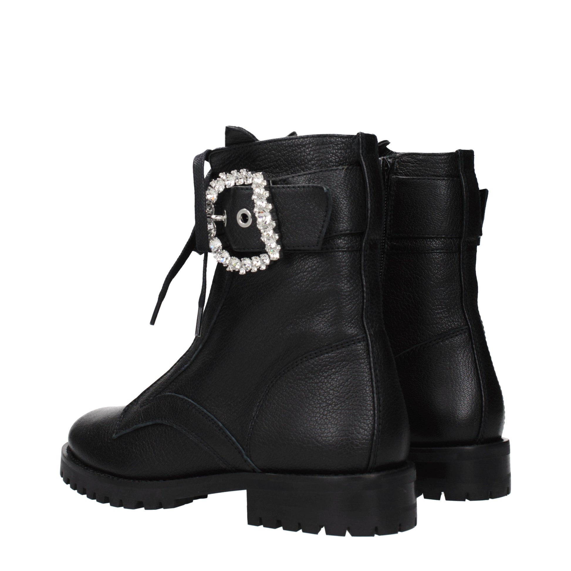 Jimmy Choo Ankle Boots Women Leather Black