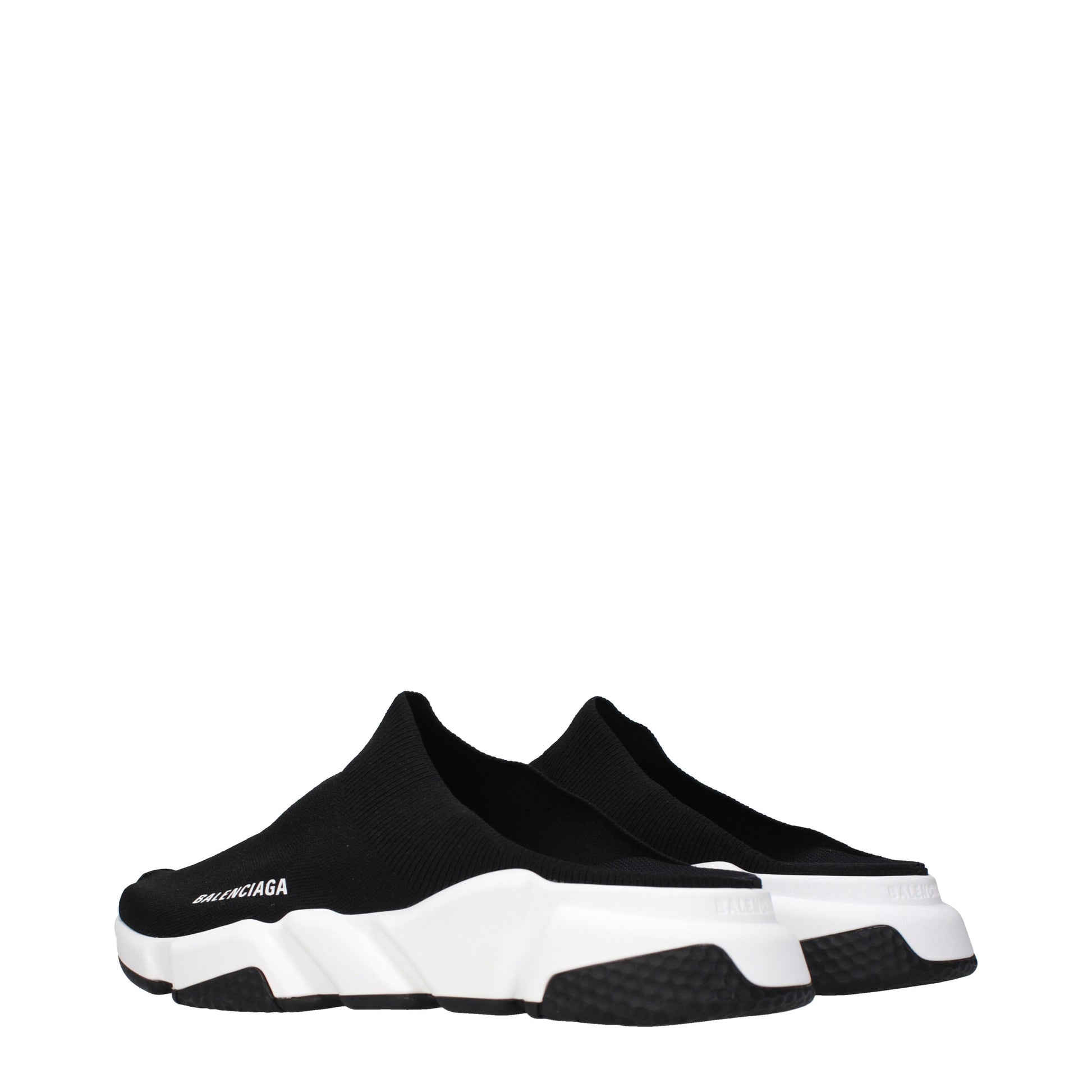 Balenciaga Slippers and Clogs Men Fabric  Black