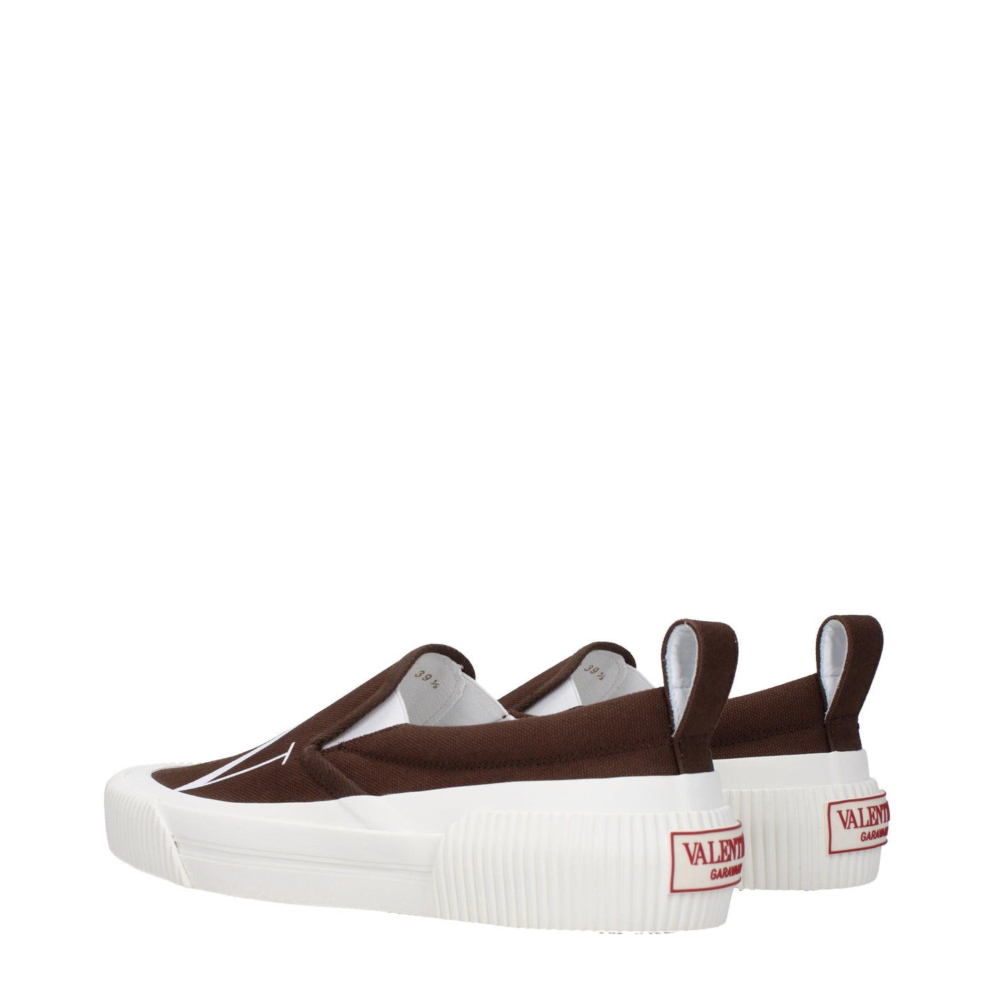 Valentino Garavani Men's Slip on Fabric Chocolate