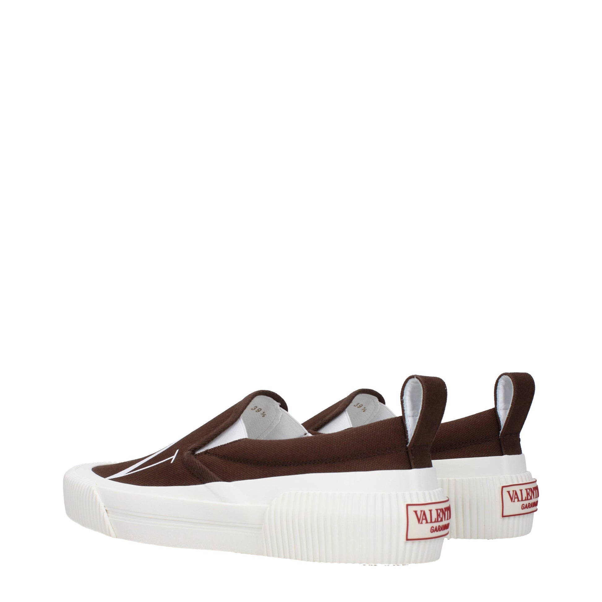 Valentino Garavani Men's Slip on Fabric Chocolate