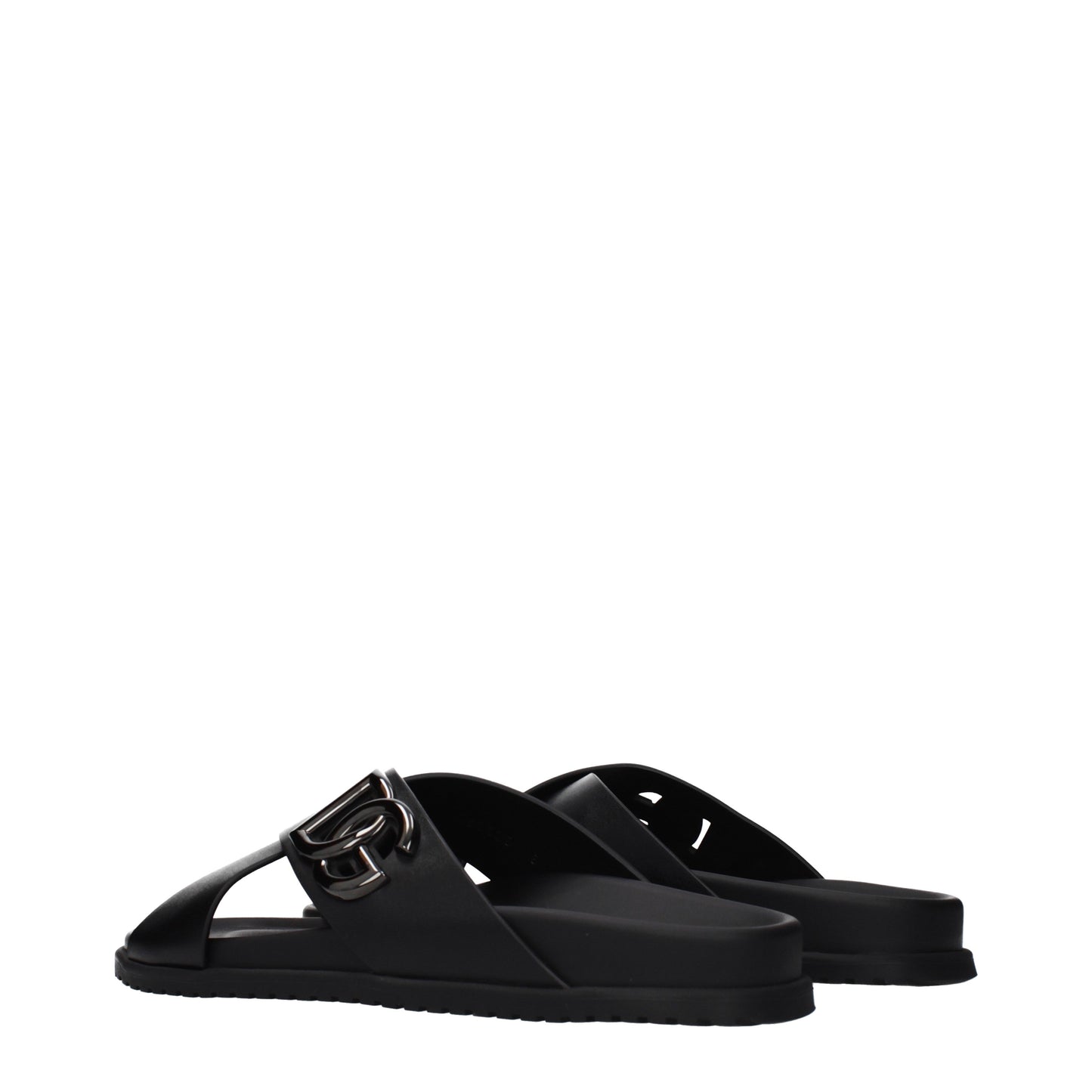 Dolce&Gabbana Slippers and Clogs Men Leather Black