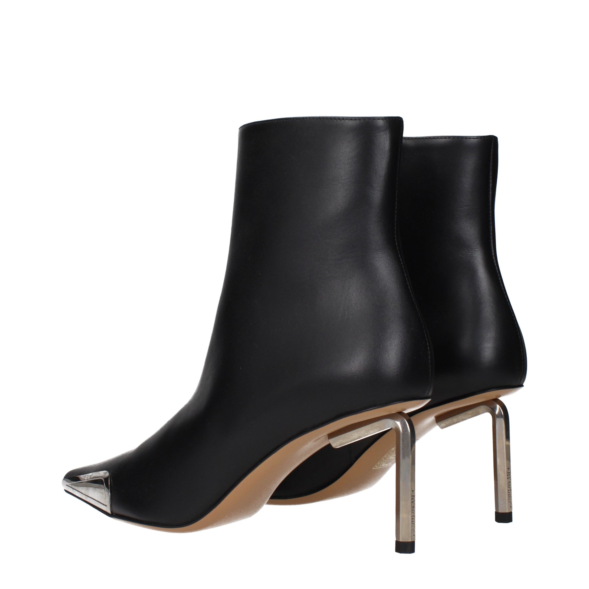 Off-White Women's Ankle Boots Leather