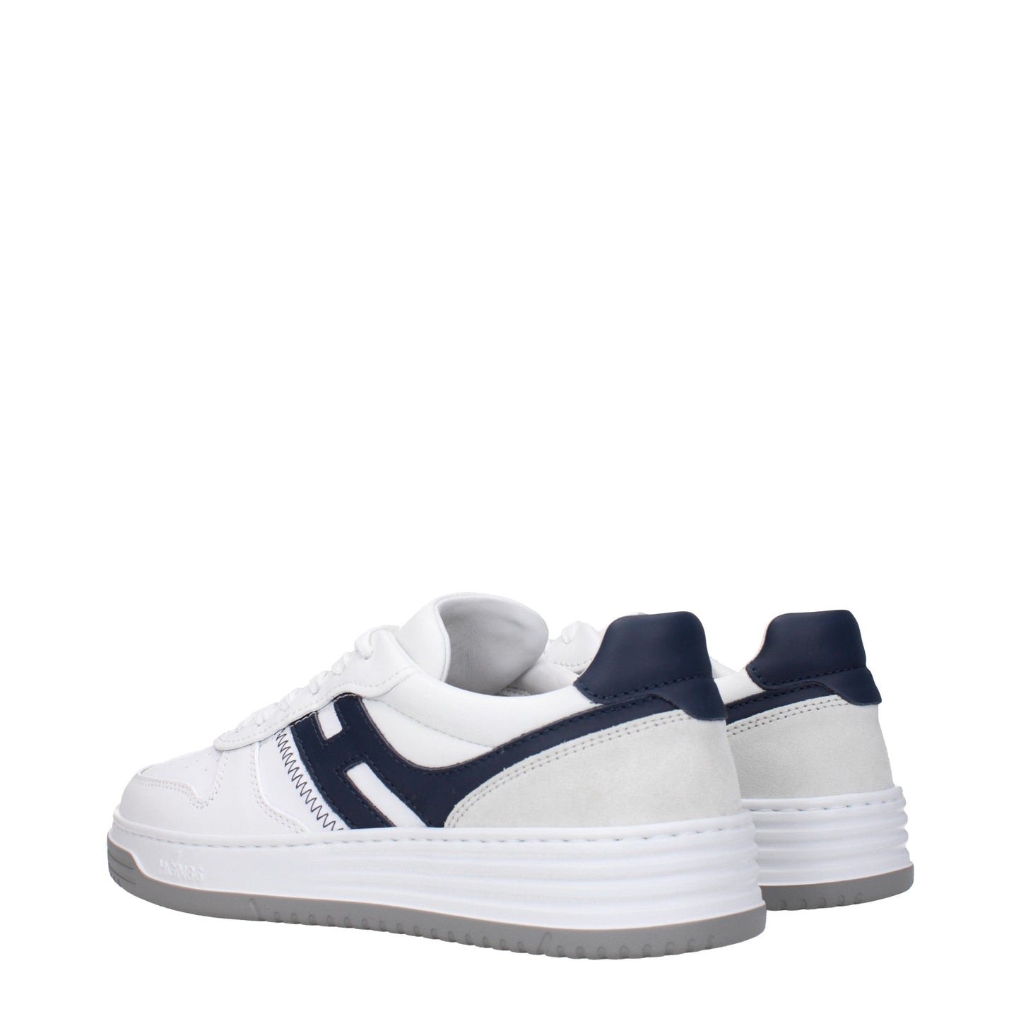 Hogan Men's Sneakers in Leather White/Blue