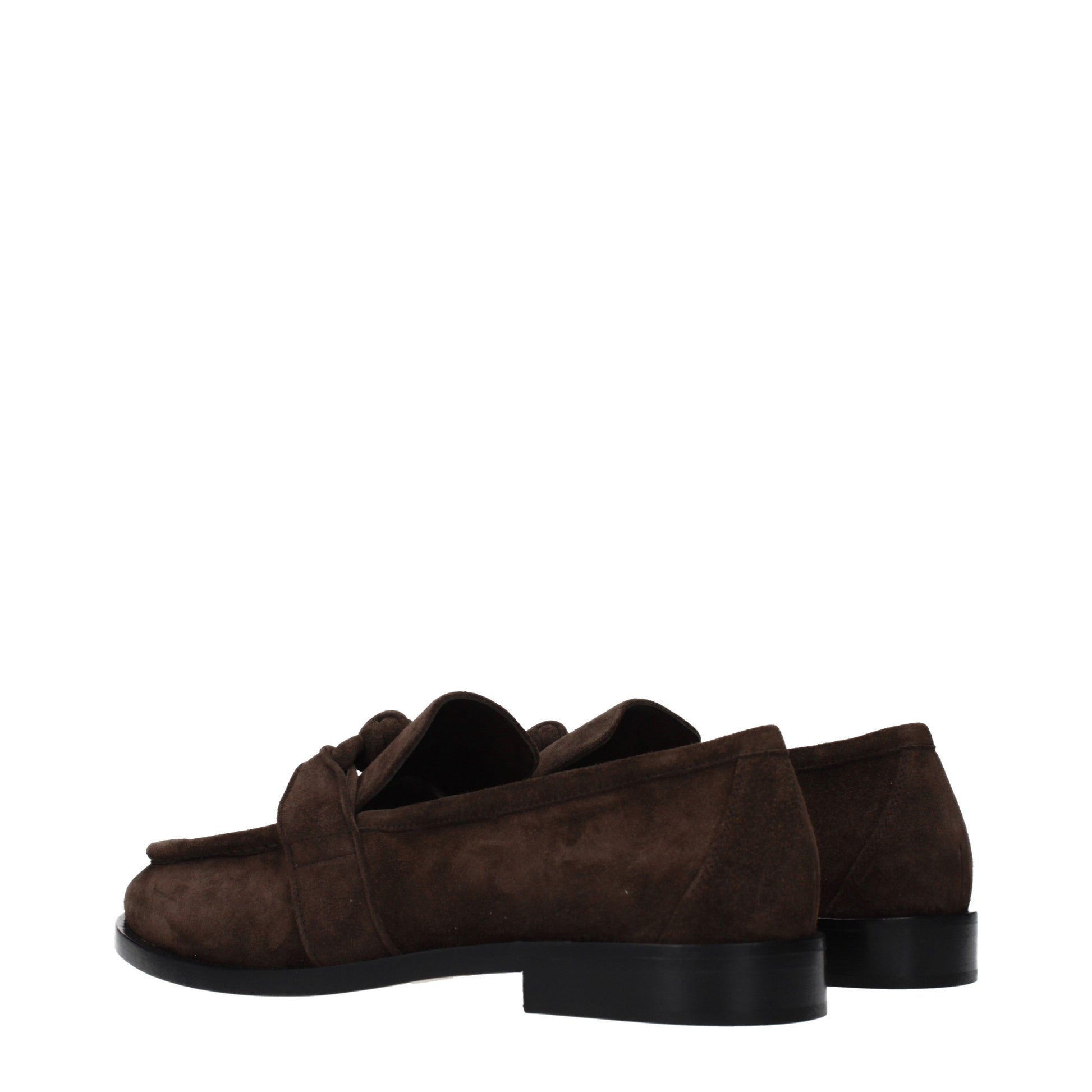 Bottega Veneta Loafers Men Suede Brown/Dark Chocolate