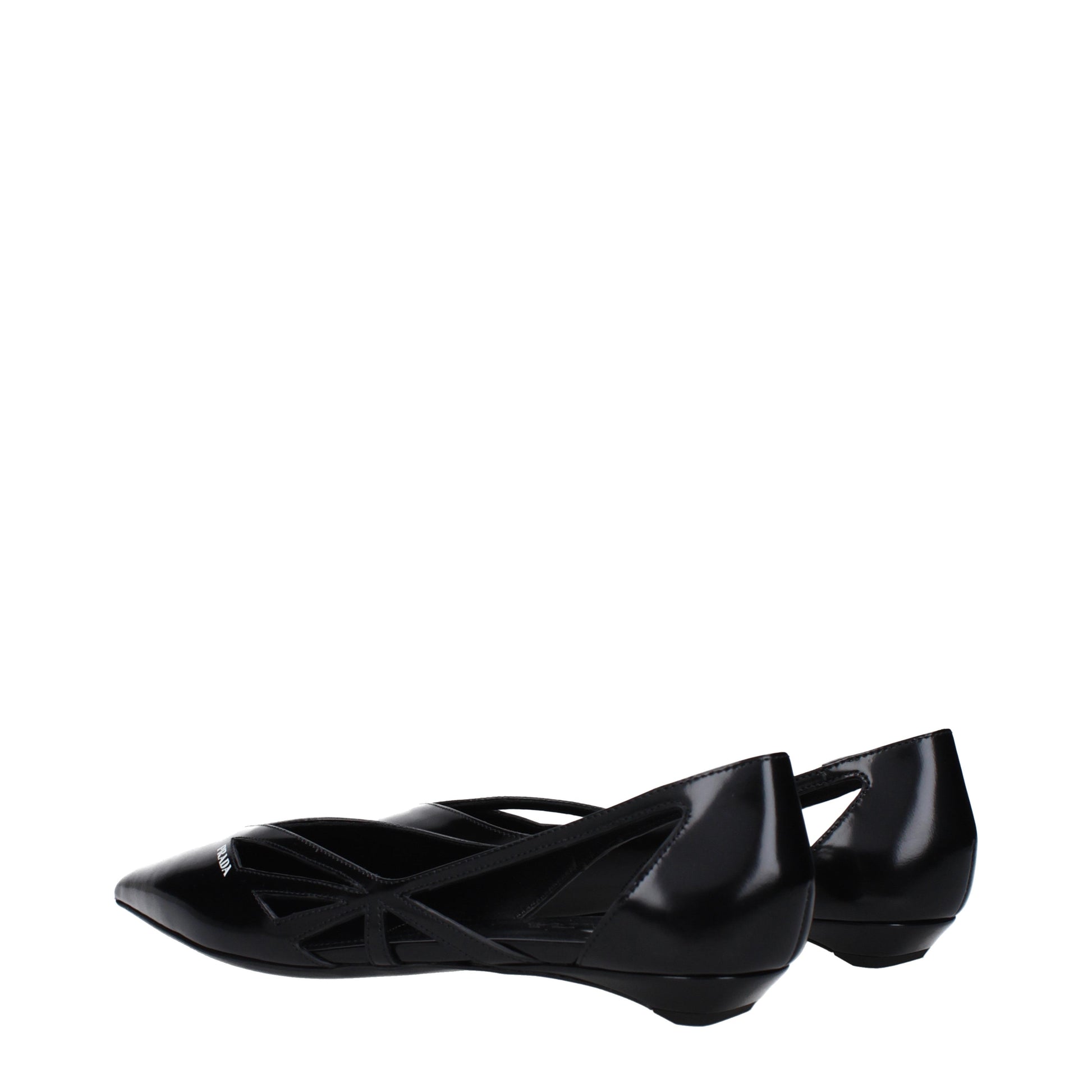 Prada Women's Ballet Flats Leather