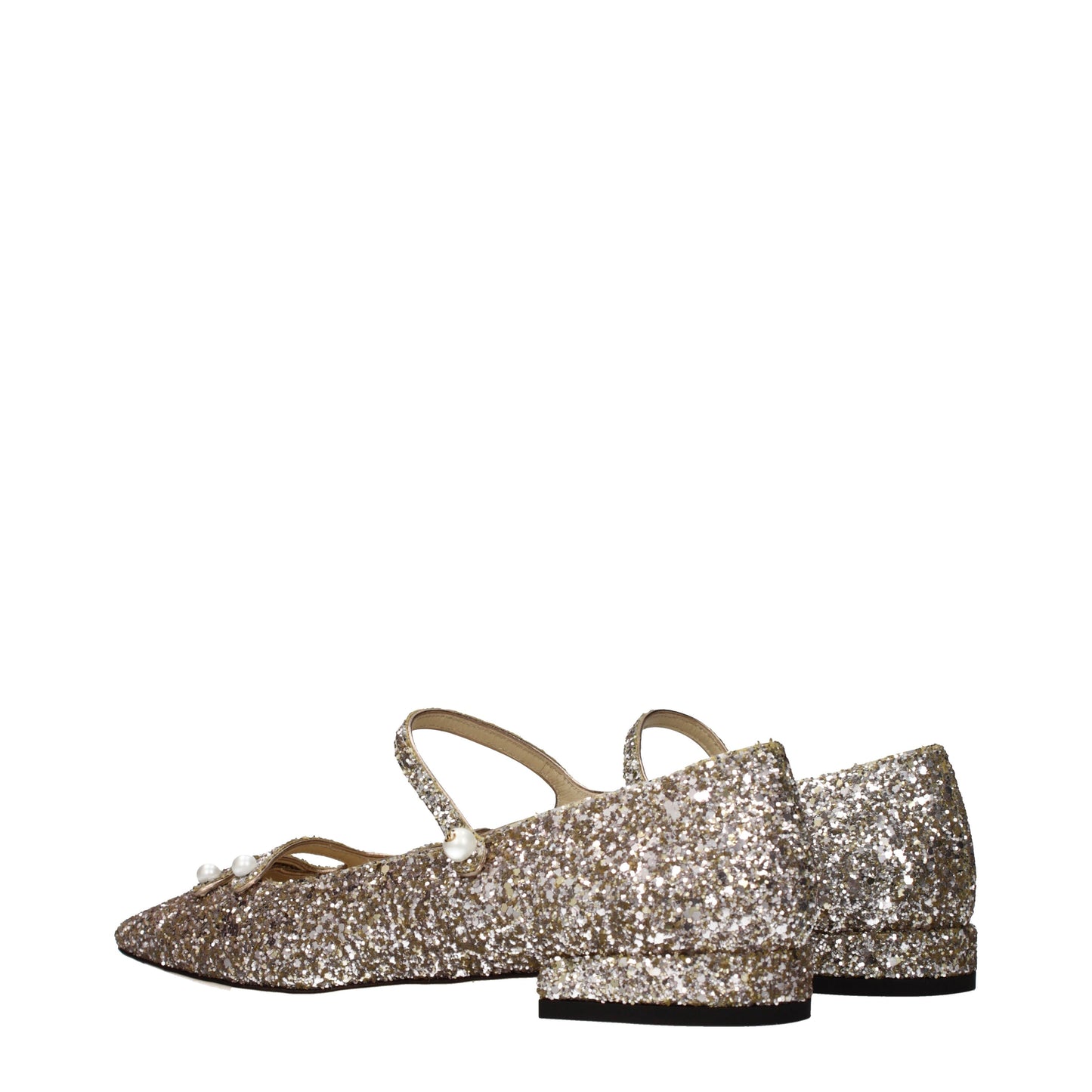 Jimmy Choo Women's Ballet Flats Glitter