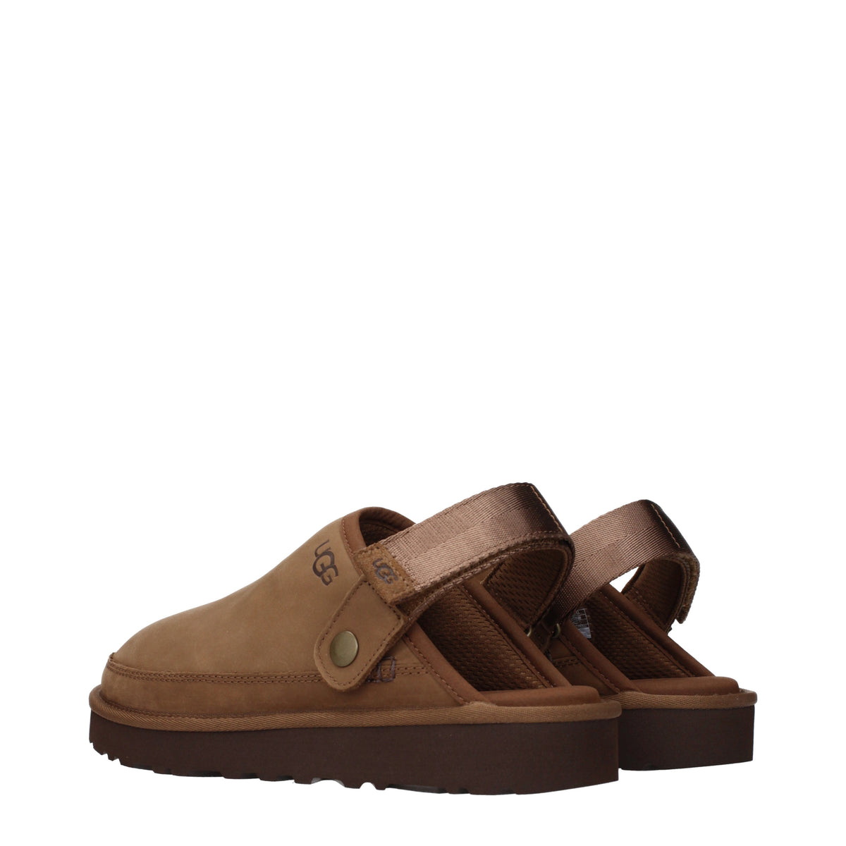 UGG Sandals Men Suede Brown