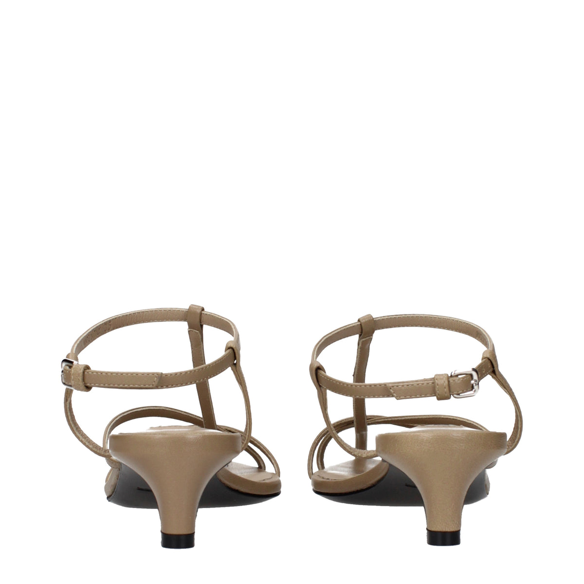 Jil Sander Sandals Women Leather Beige/Taupe