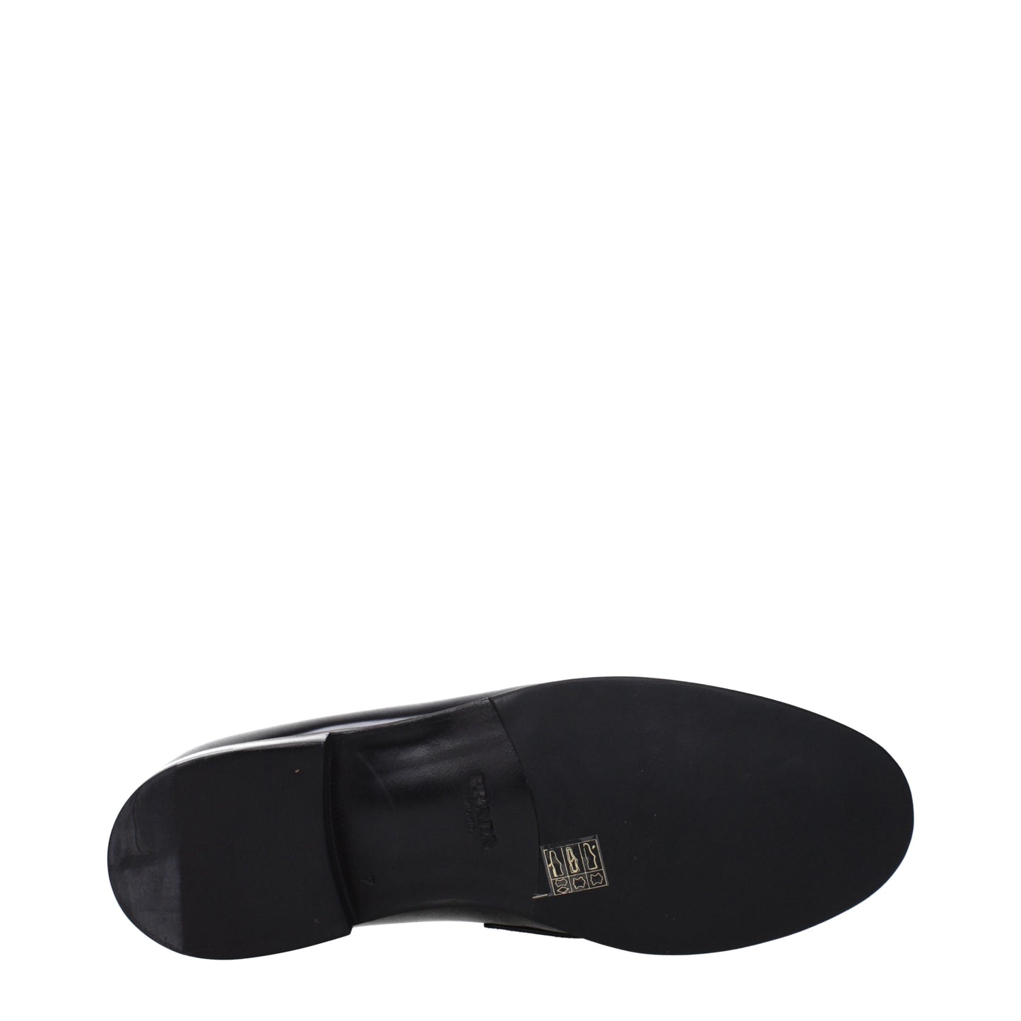 Prada Men's Loafers in Leather Black