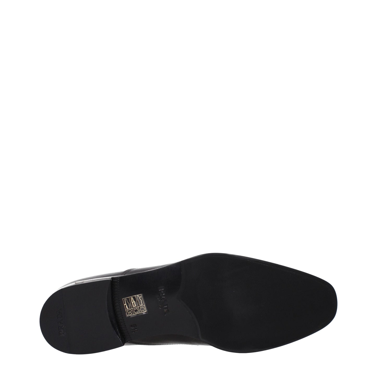 Prada Lace up and Monkstrap Men Leather Black