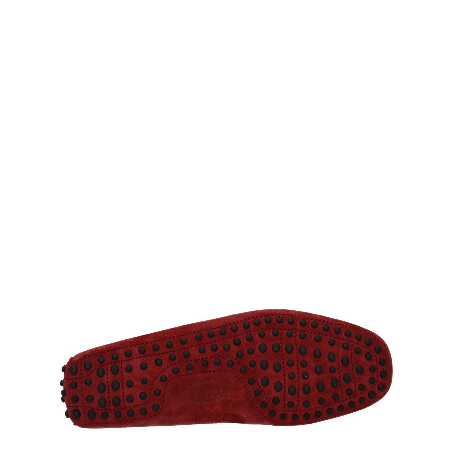 Tod's Men's Loafers in Suede Red