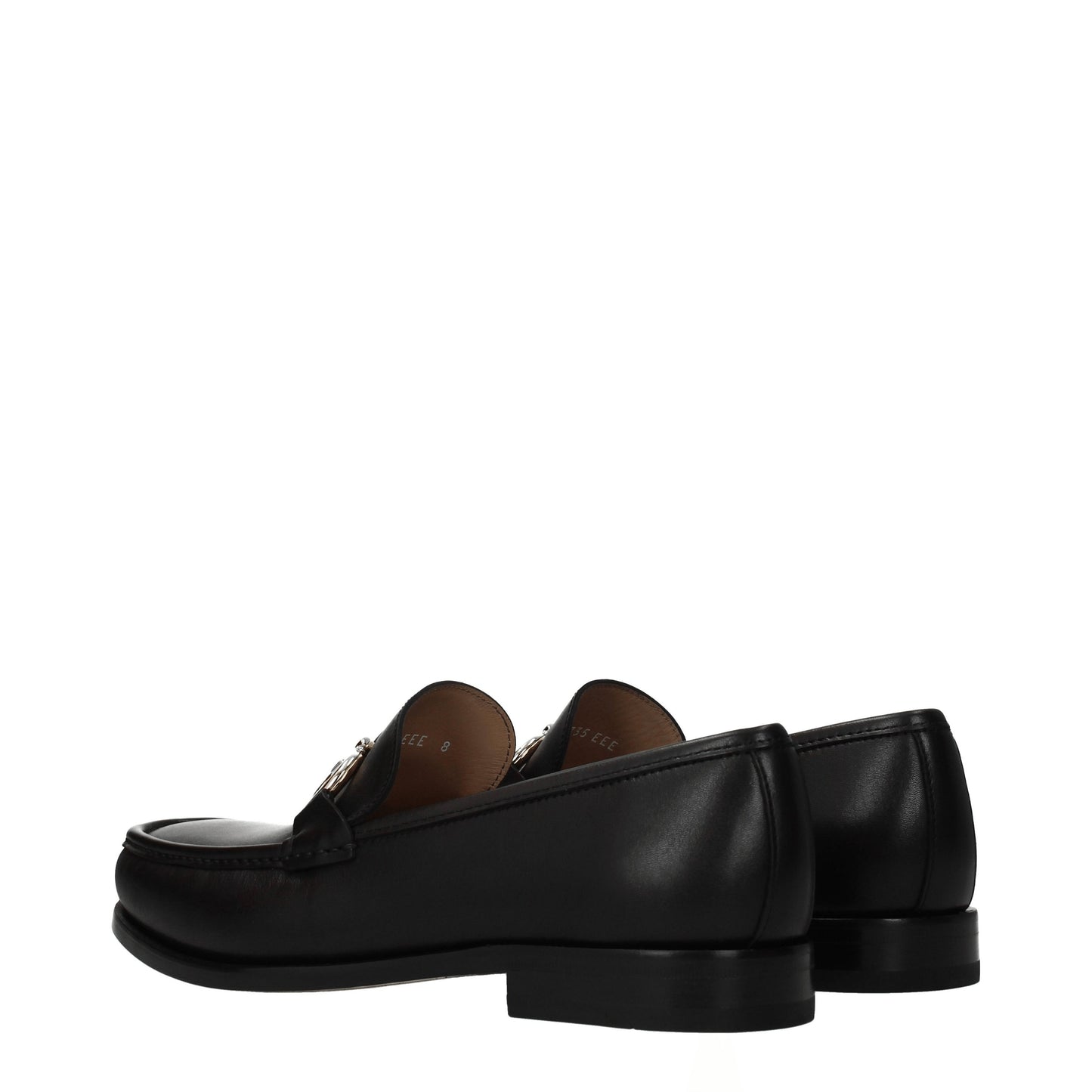 Salvatore Ferragamo Men's Loafers in Leather Black