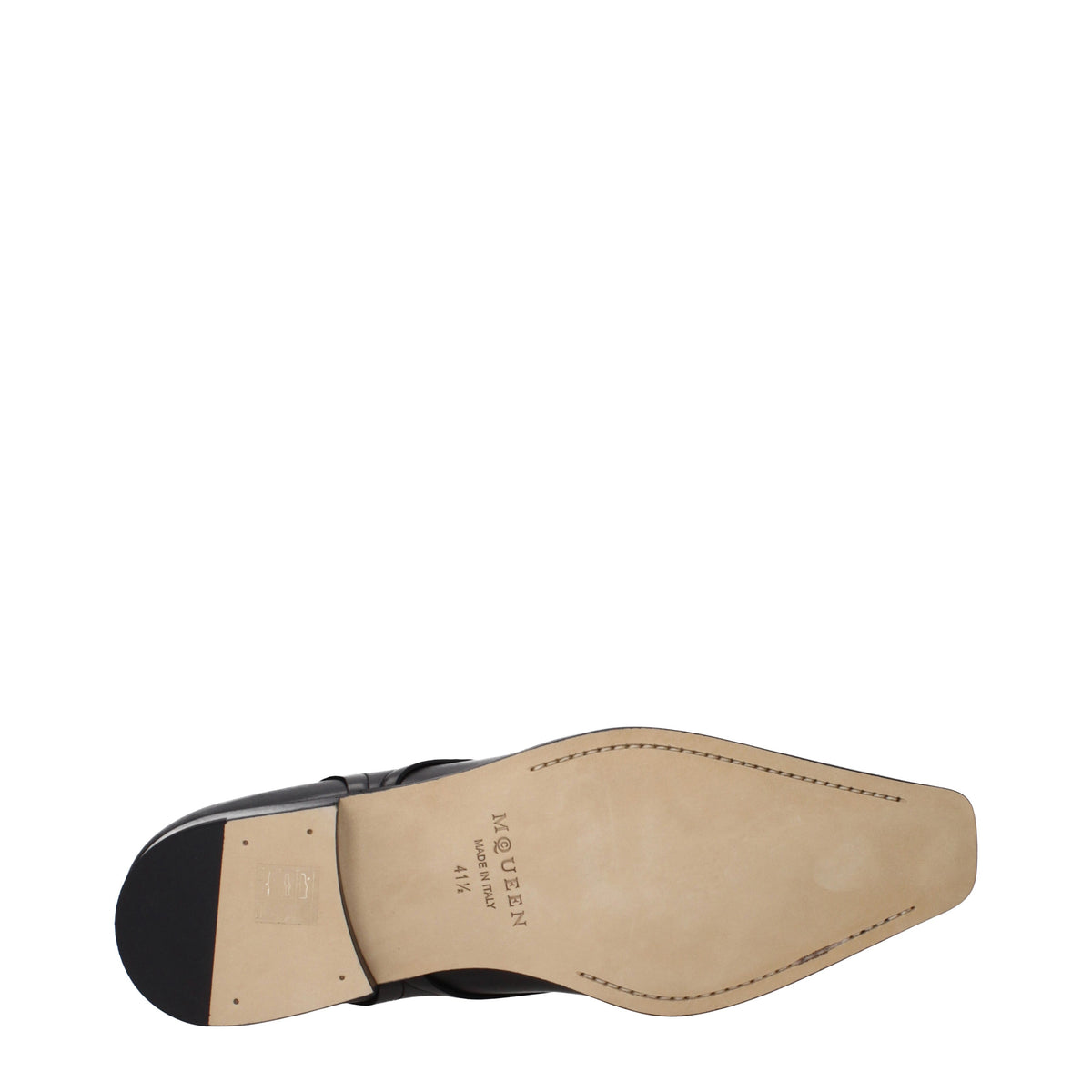 Alexander McQueen Lace up and Monkstrap Men Leather Black