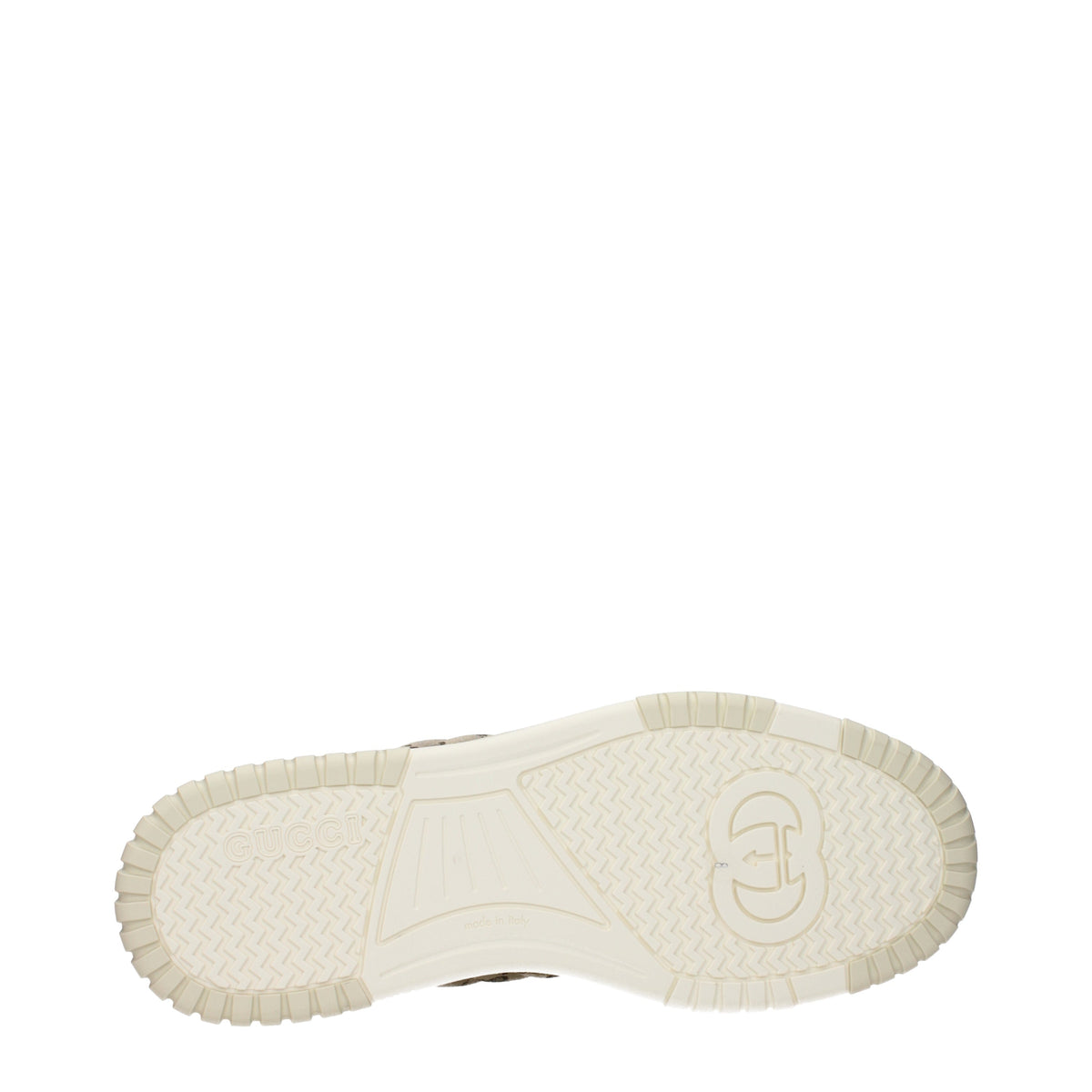 Gucci Sneakers Men Fabric  Beige/White