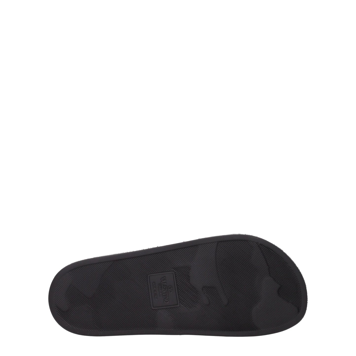 Valentino Garavani Sandals & Slippers Men Rubber Black