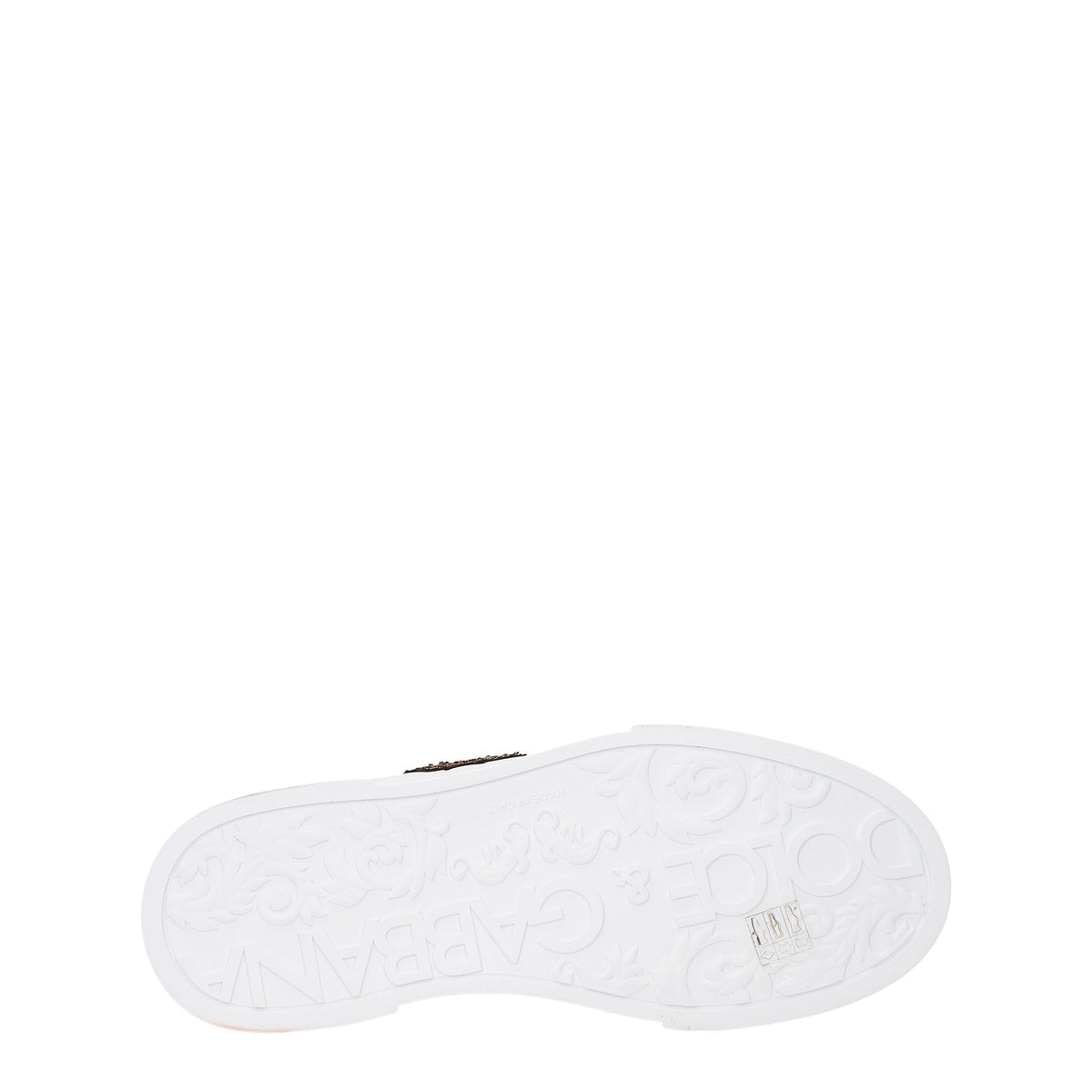 Dolce&Gabbana Sneakers Men Leather White/Gold
