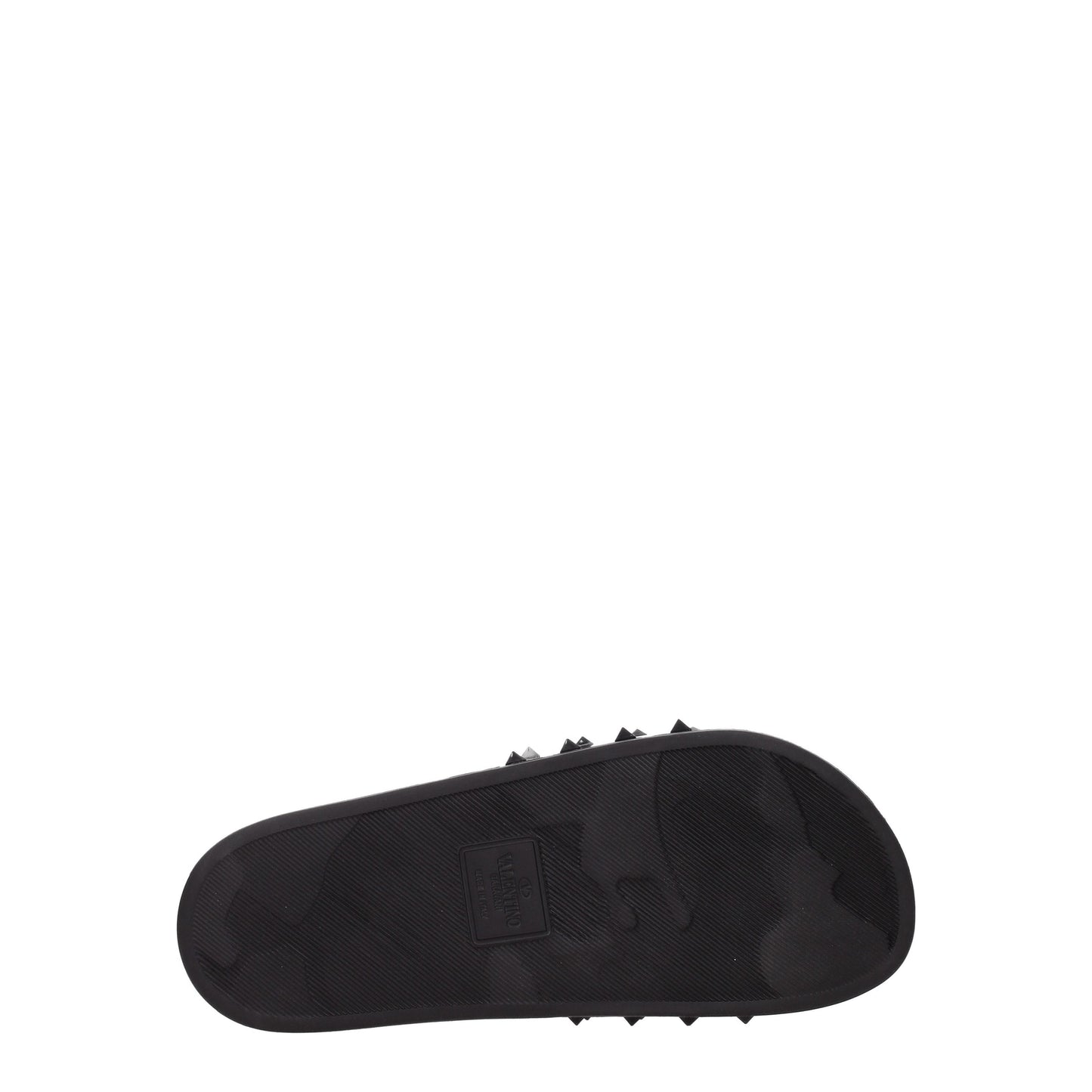 Valentino Garavani Sandals & Slippers Men Rubber Black