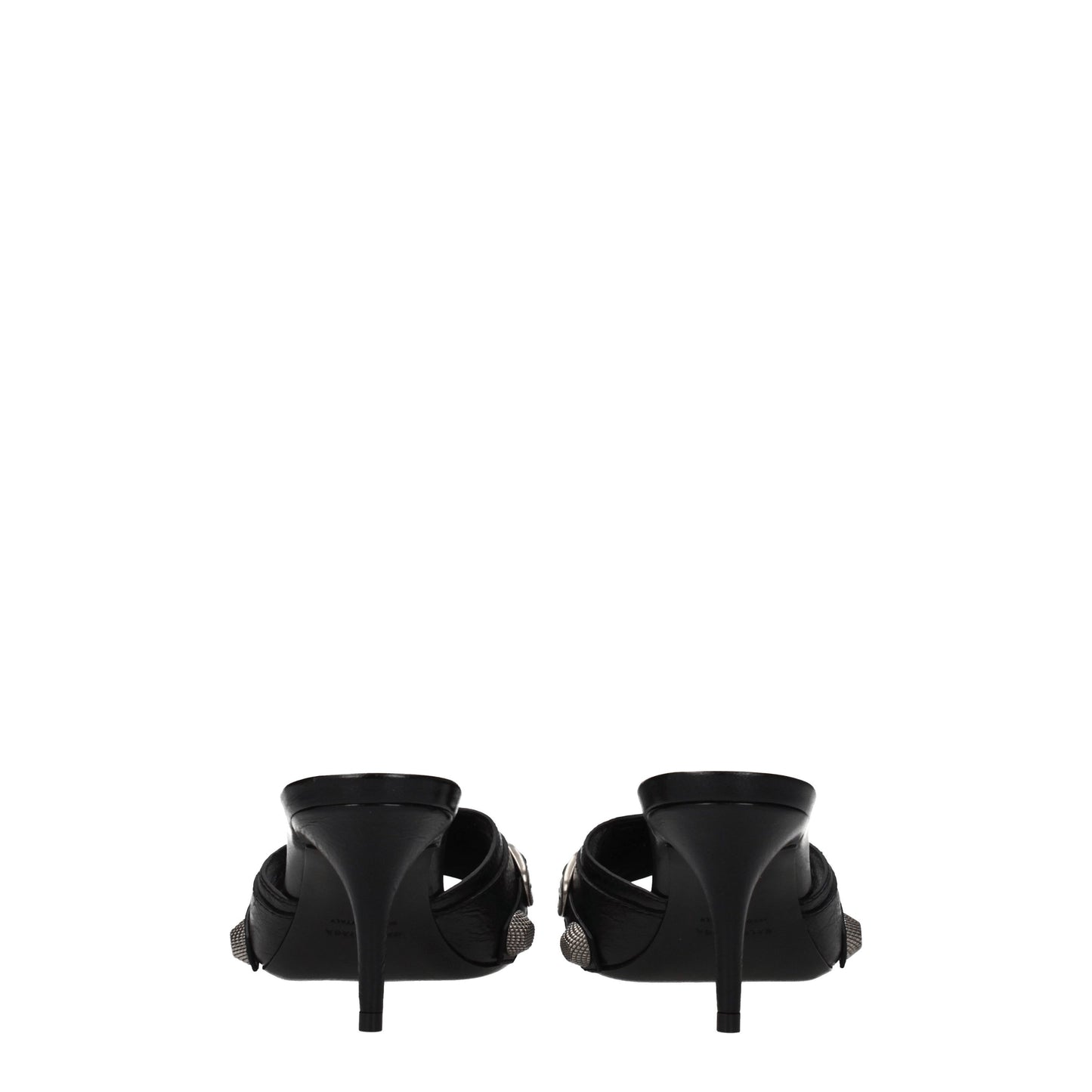 Balenciaga Women's Sandals in Leather Black