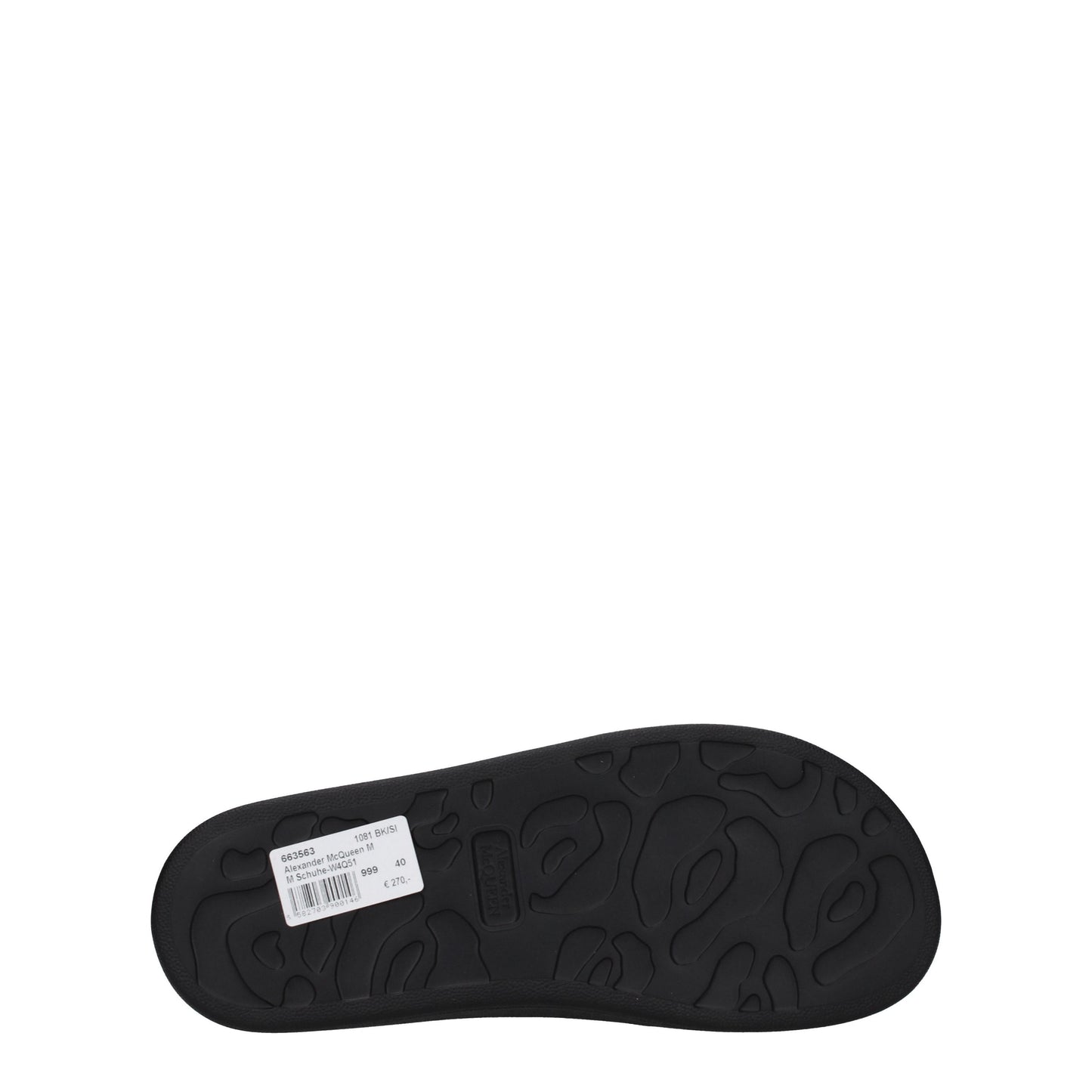 Alexander McQueen Sandals & Slippers Men Rubber Black