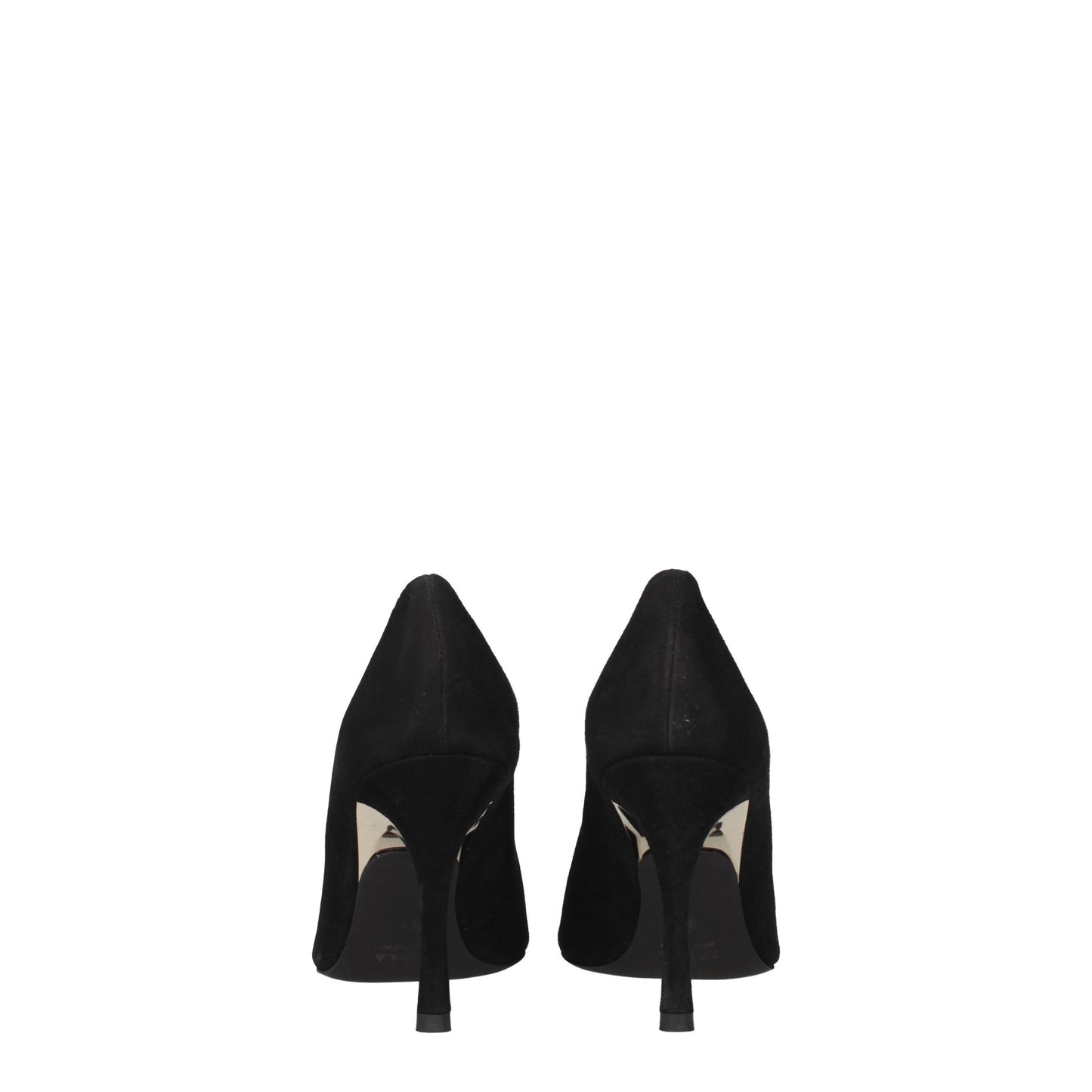 Furla Women's Pumps in Suede Black