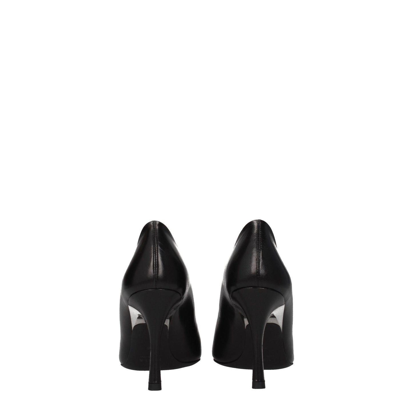 Furla Women's Pumps in Leather Black/Silver