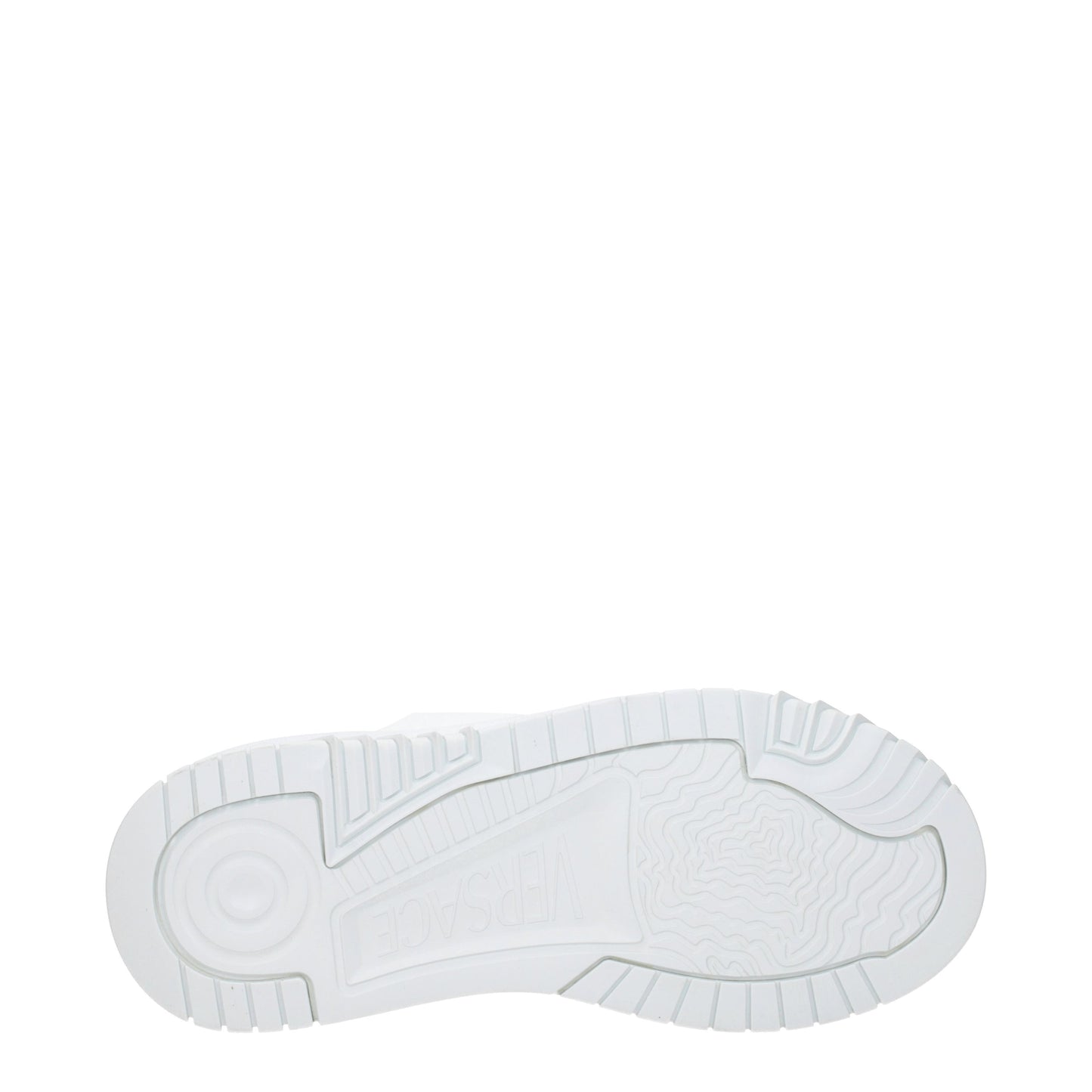 Versace Men's Sneakers in Leather White/Optic White