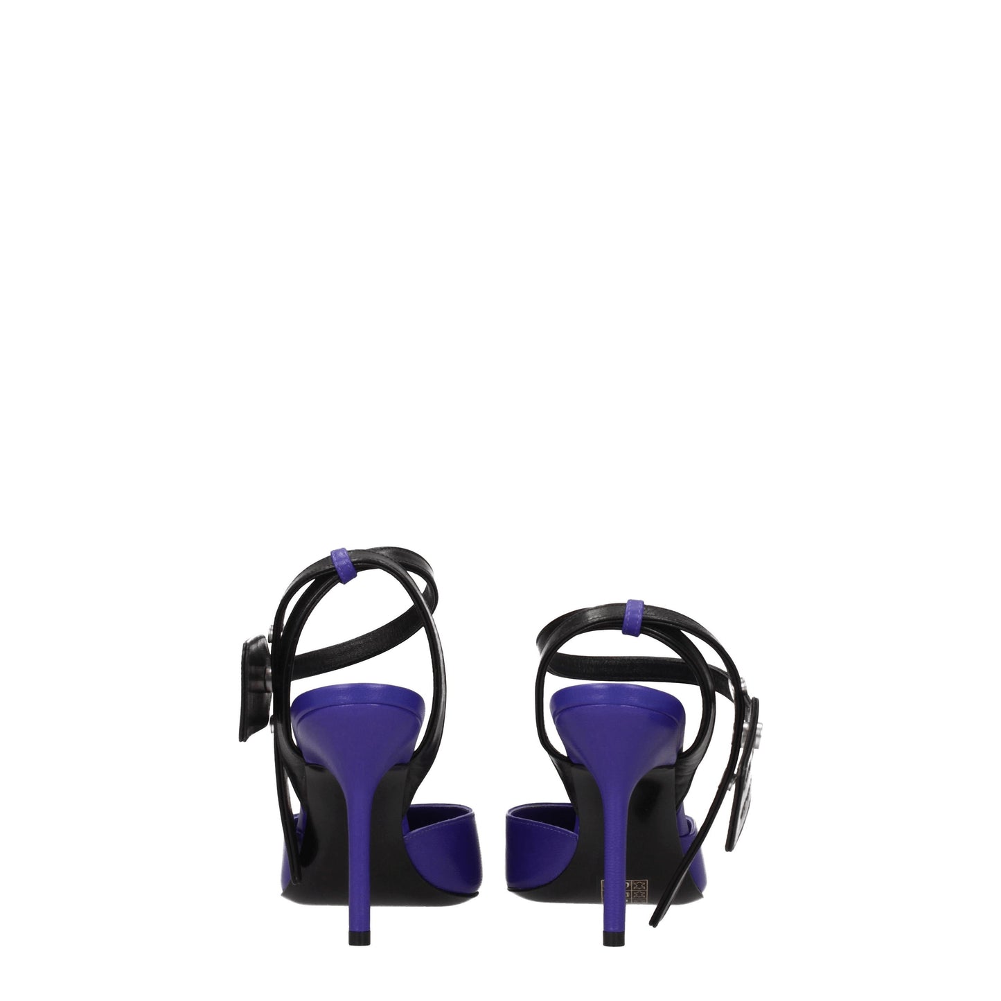 Off-White Women's Sandals in Leather Violet