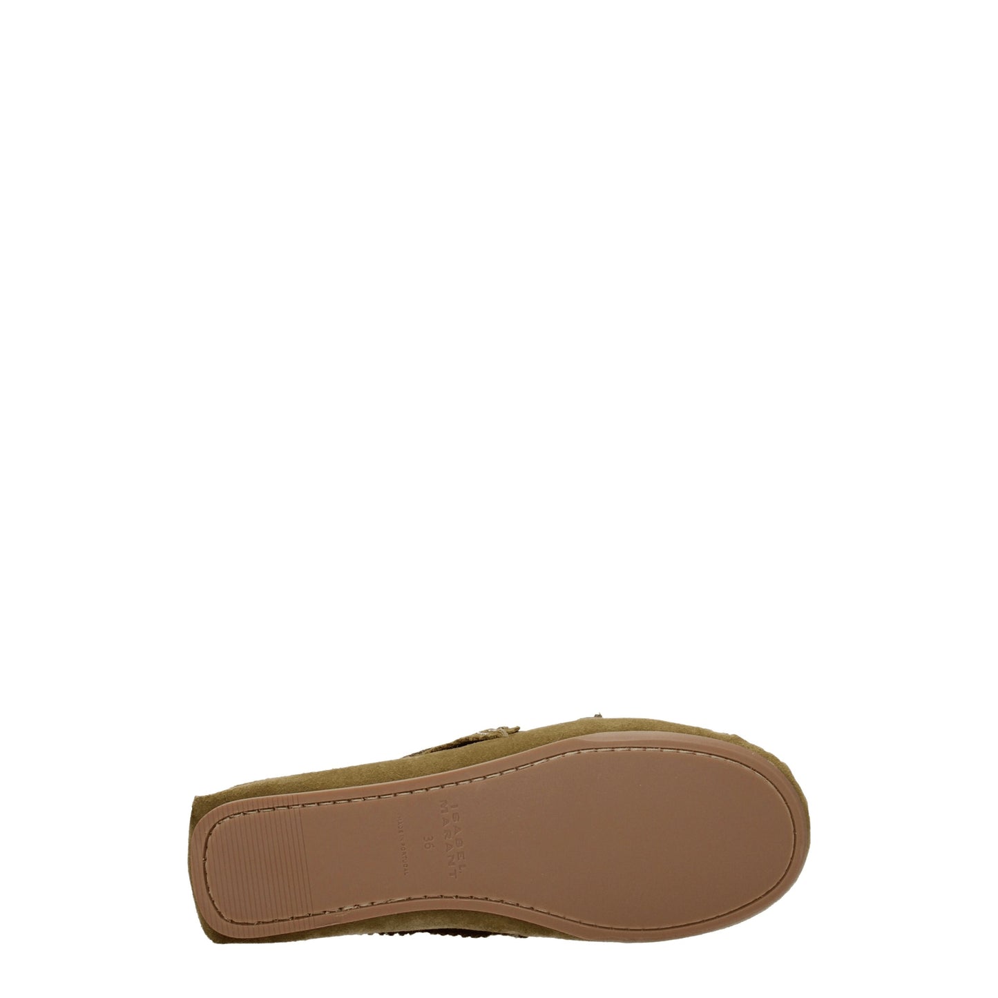 Isabel Marant Women's Loafers in Suede Green