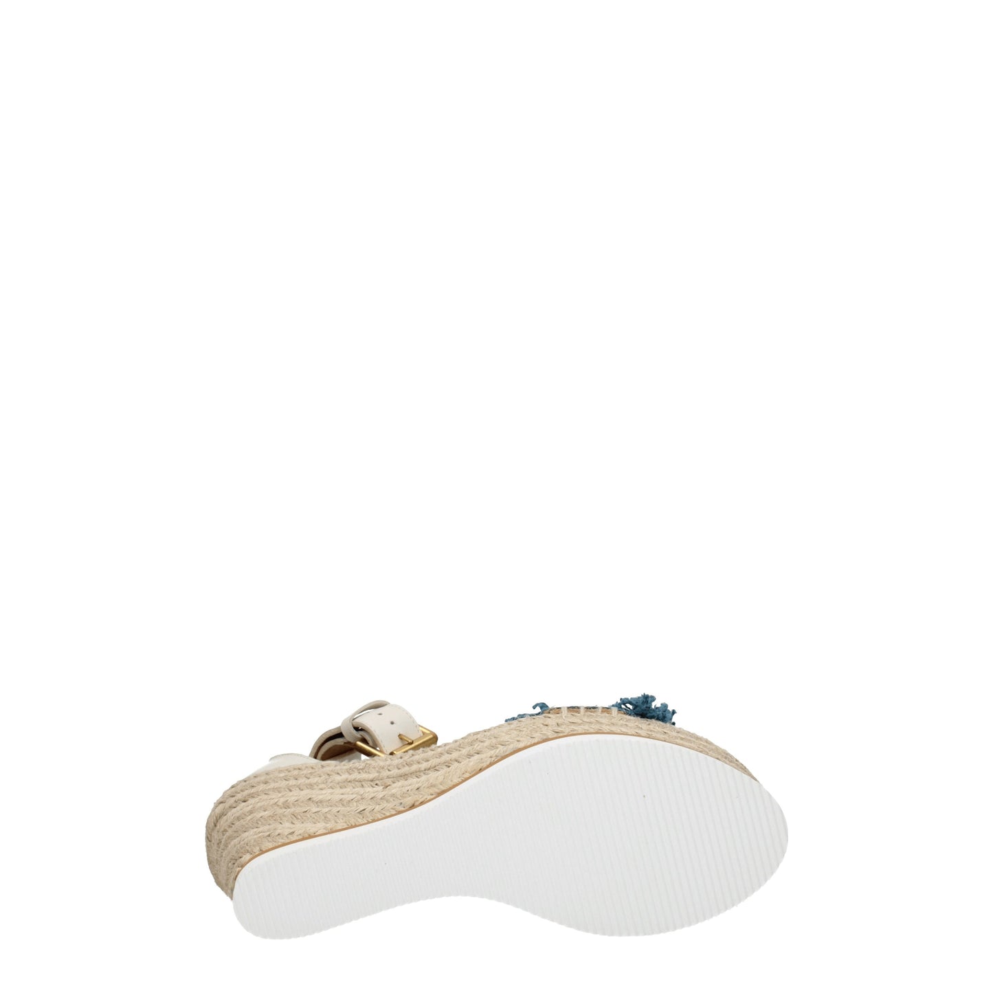 See by Chloé Women's Wedges in Leather Beige/Oil Blue