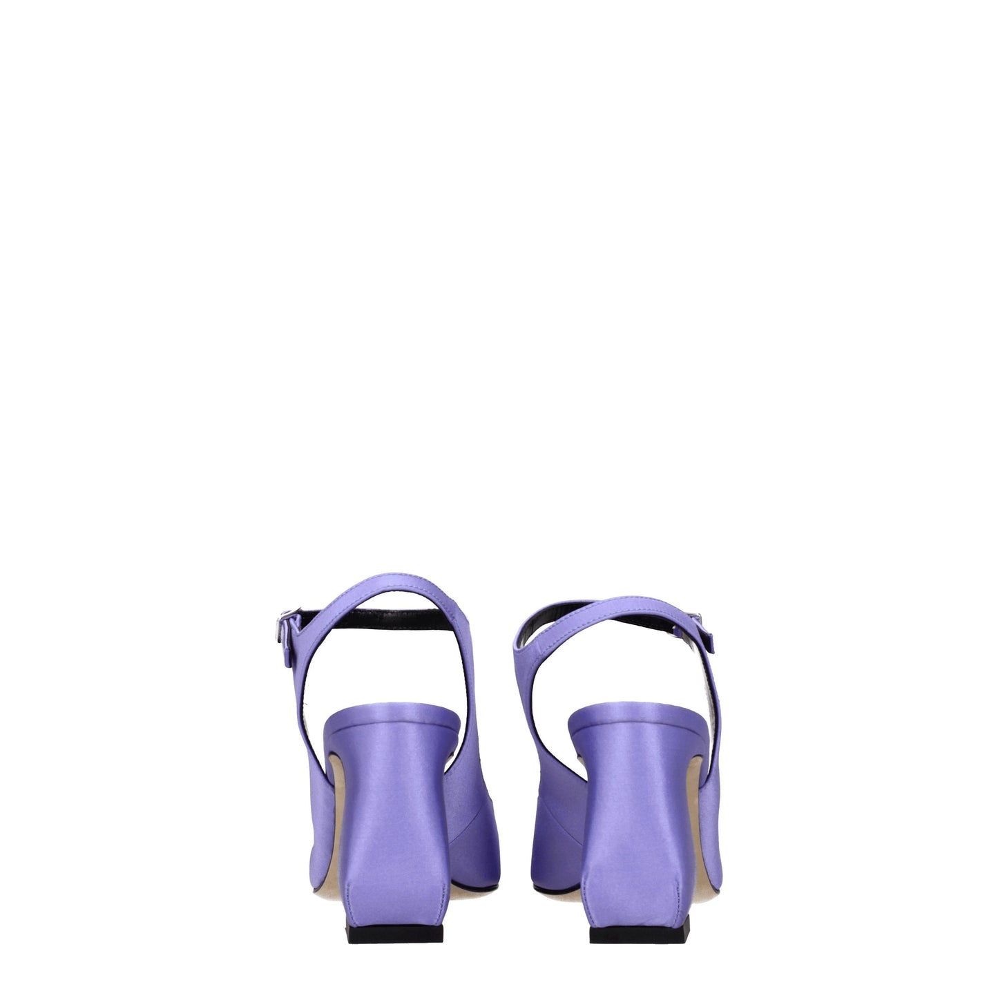 Sergio Rossi Women's Sandals in Satin Violet/Wisteria