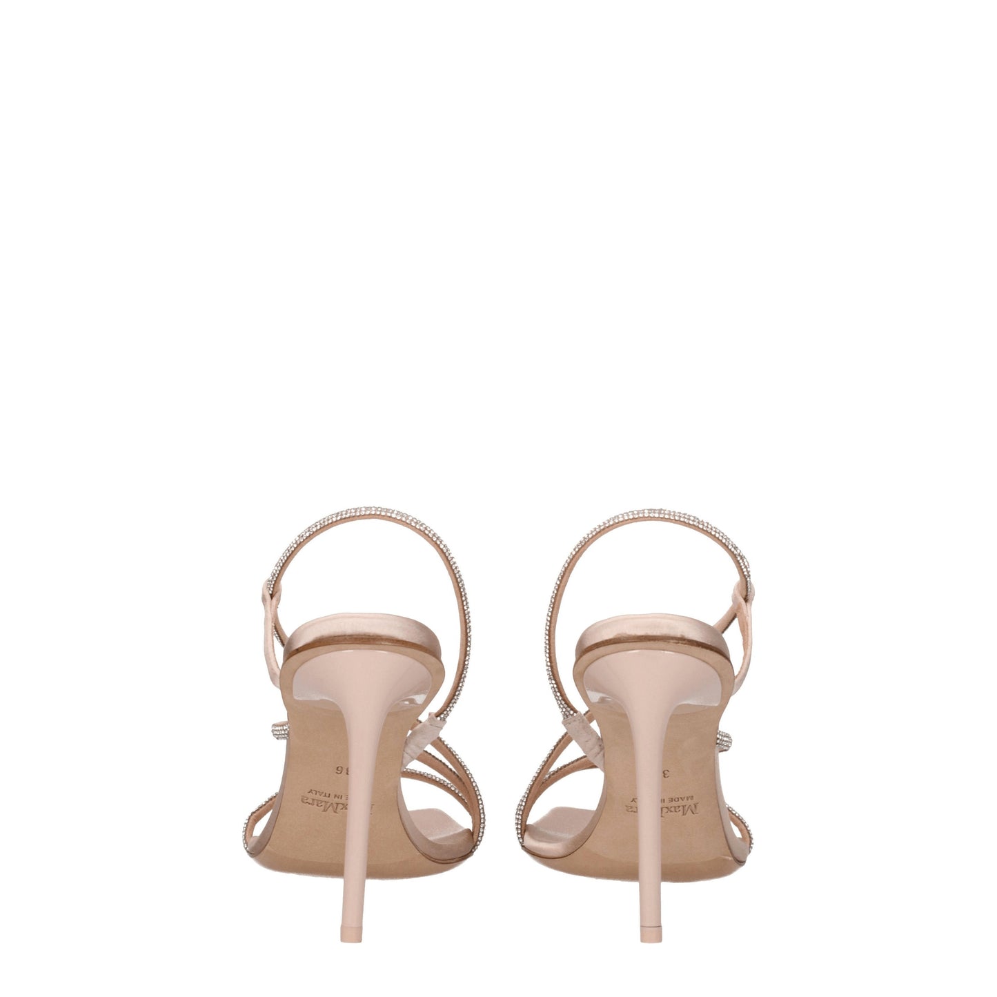 Max Mara Women's Sandals in Suede Pink/Powder Pink