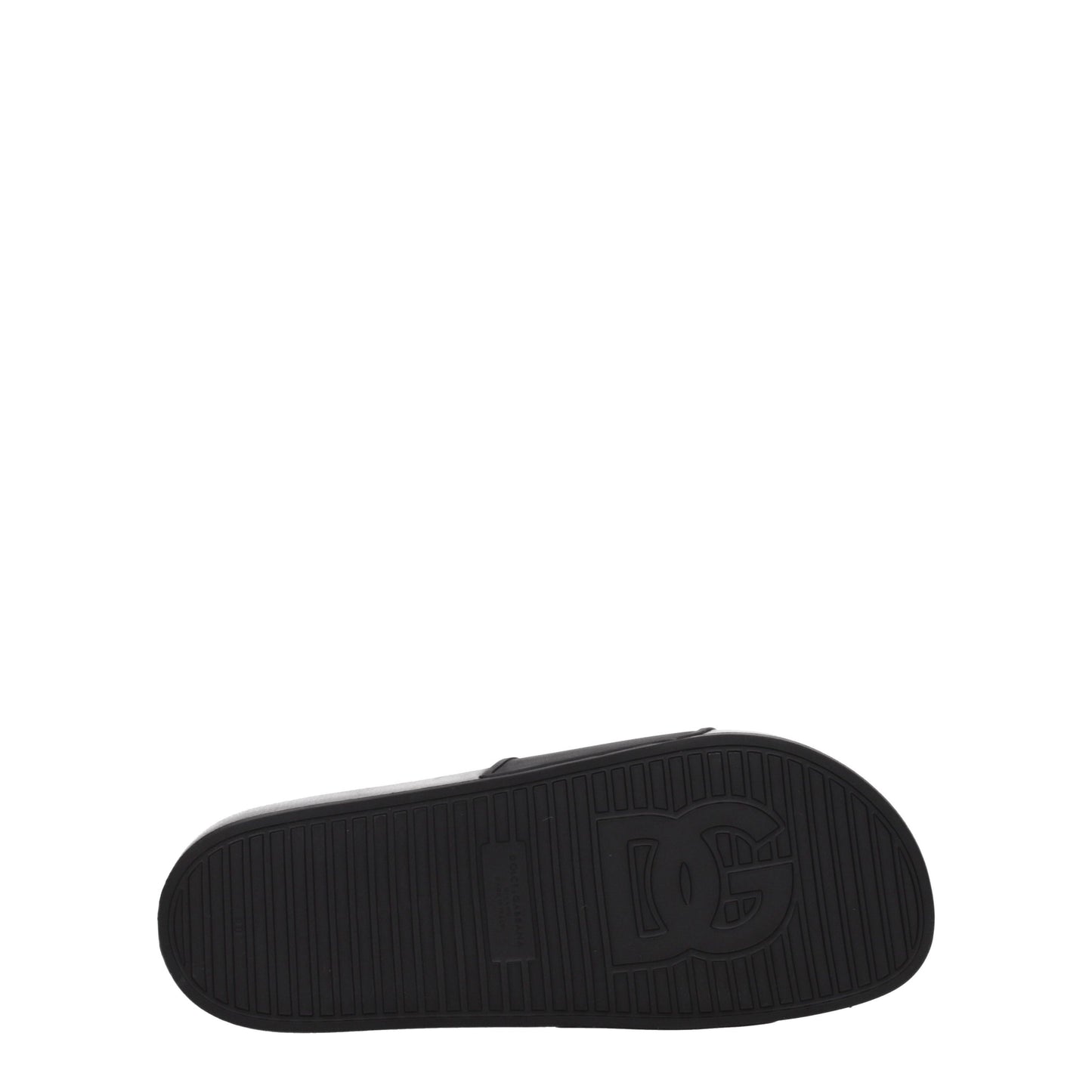 Dolce&Gabbana Sandals & Slippers Men Rubber Black