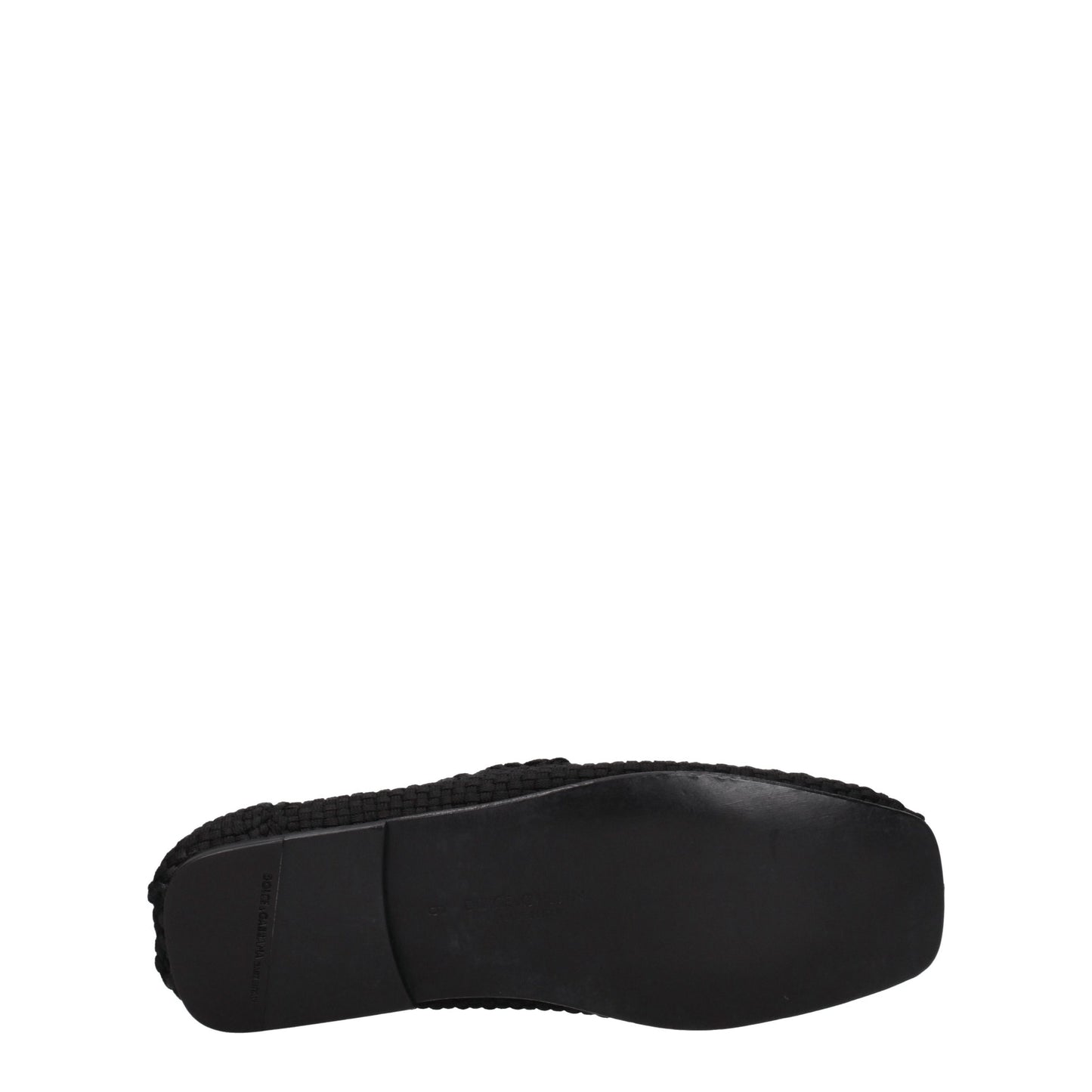 Dolce&Gabbana Men's Loafers in Fabric  Black