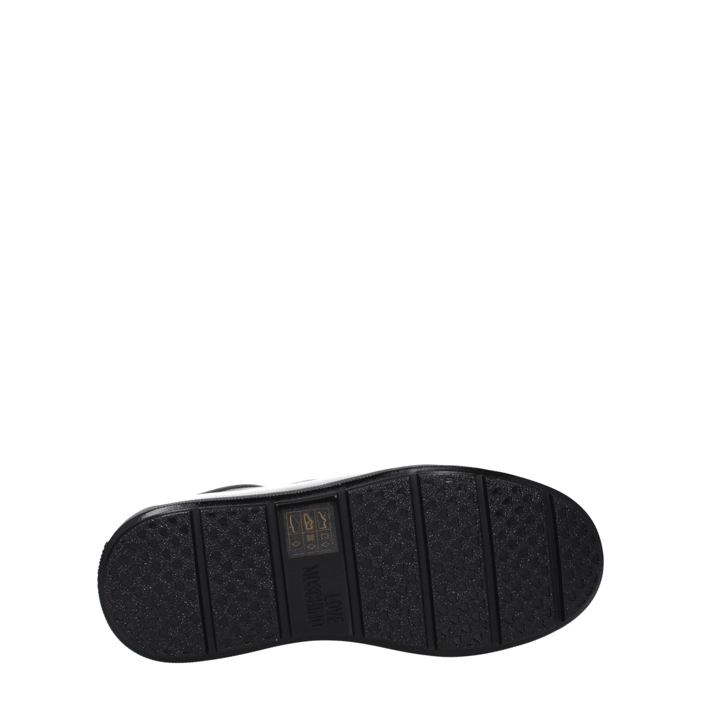 Love Moschino Women's Sneakers in Leather Black