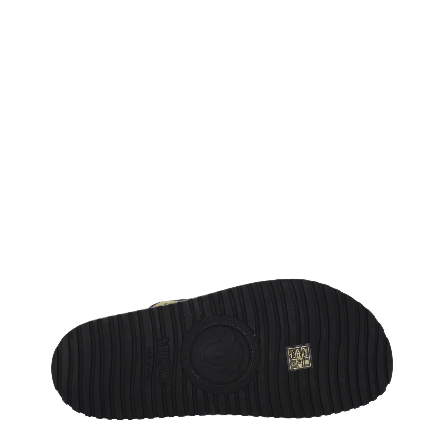 Versace Sandals & Slippers Men Fabric  Black/Gold