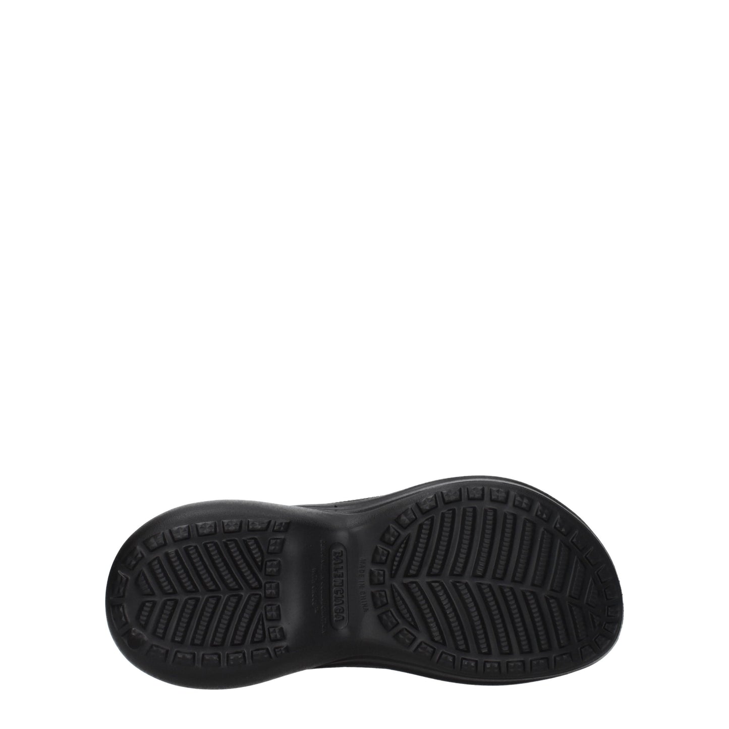 Balenciaga Sandals & Slippers Men Rubber Black