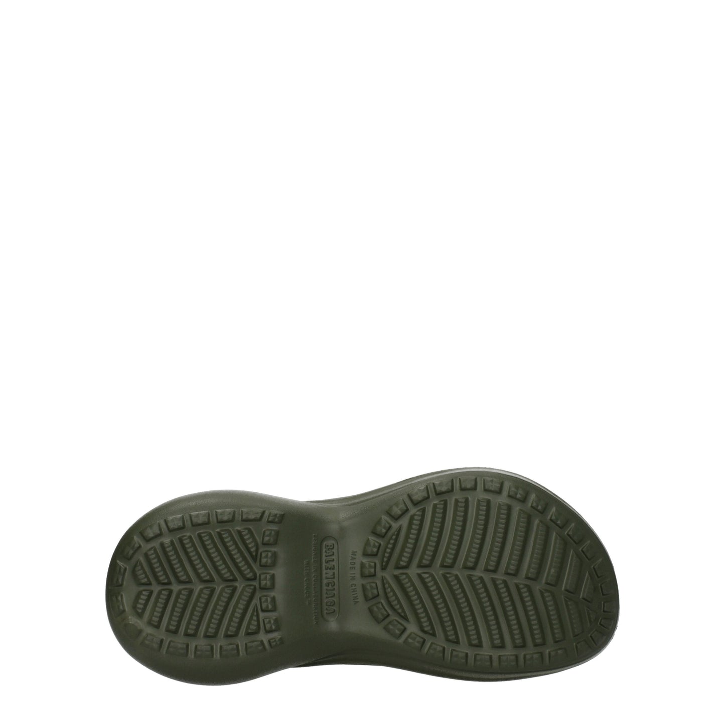 Balenciaga Sandals & Slippers Men Rubber Green/Khaki