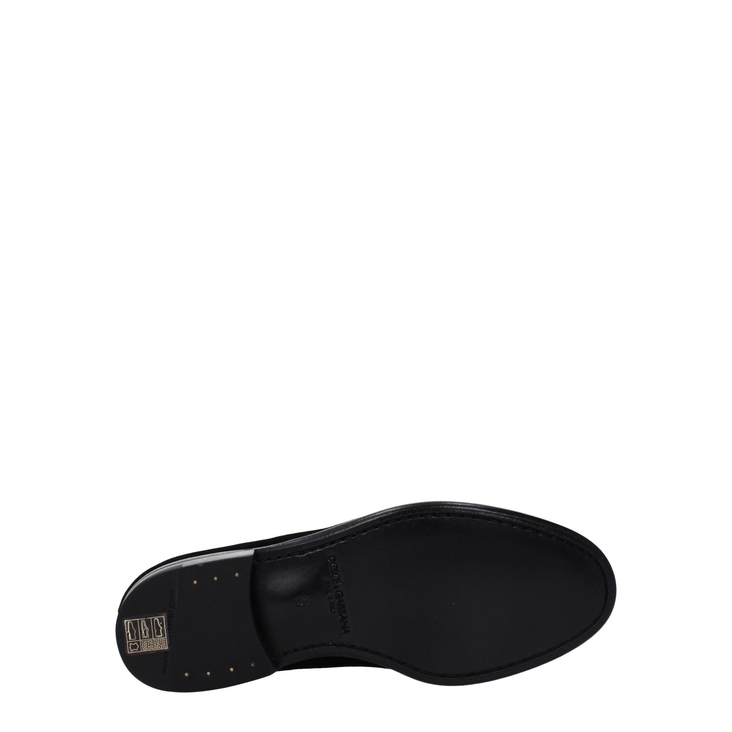 Dolce&Gabbana Men's Loafers in Velvet Black