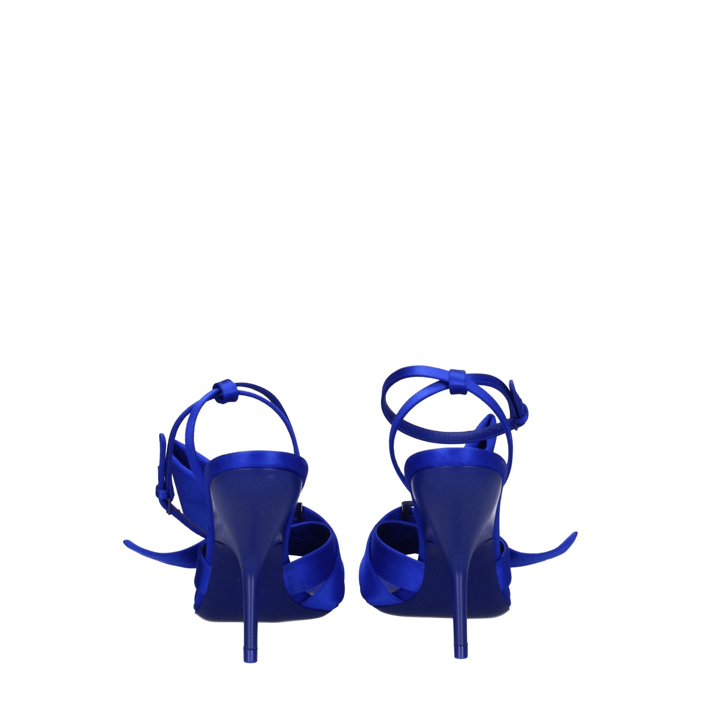 Salvatore Ferragamo Women's Sandals in Satin Blue/Electric Blue