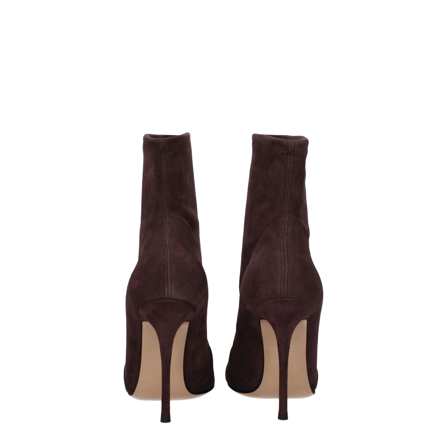 Casadei Women's Boots in Suede Brown/Carob