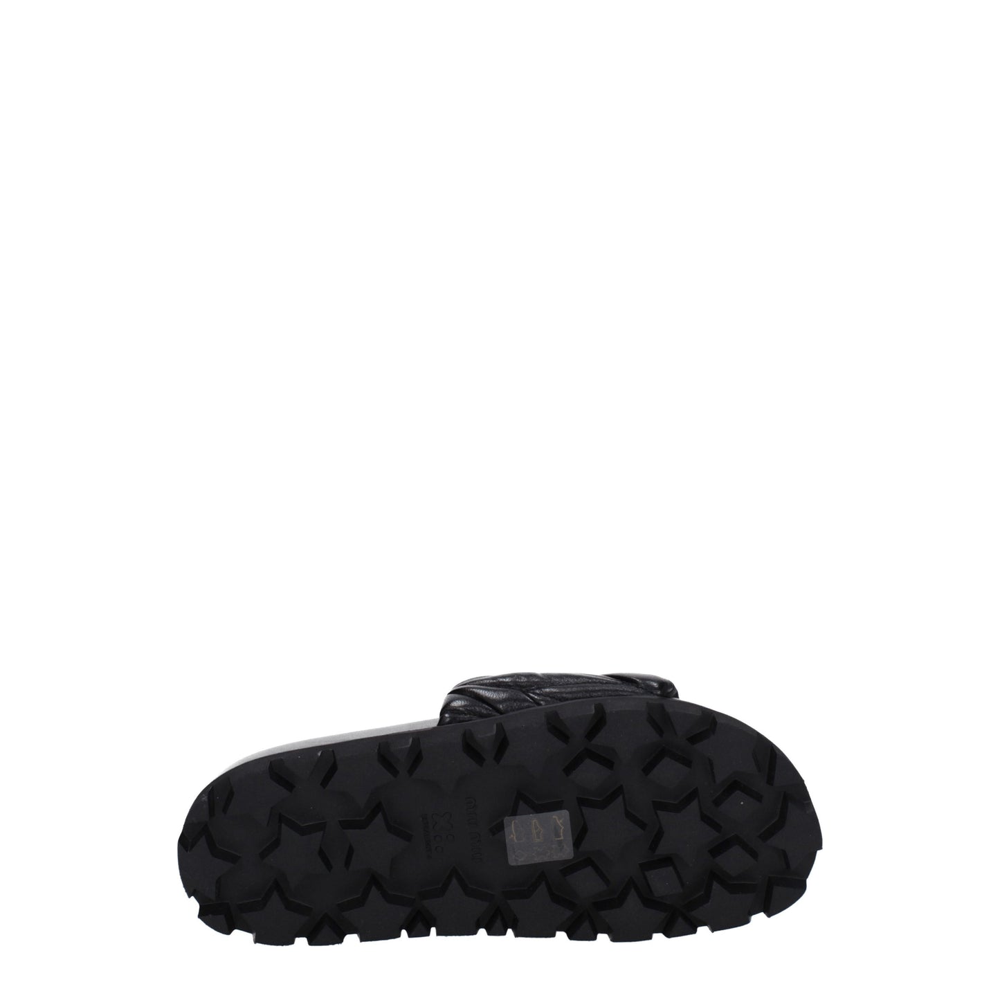 Miu Miu Women's Sandals & Slippers in Leather Black