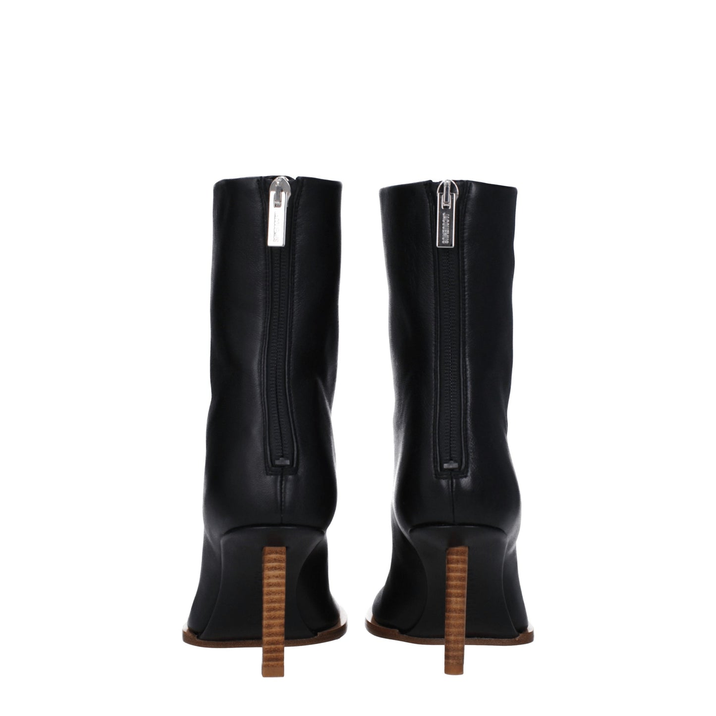 Jacquemus Women's Boots in Leather Black