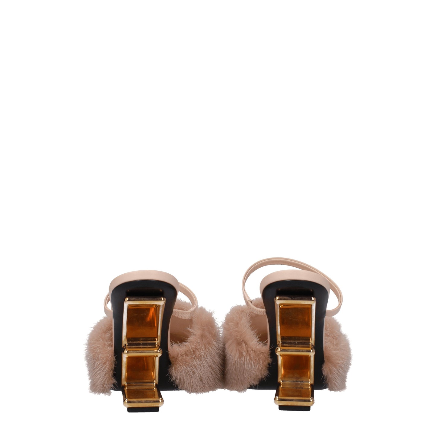 Fendi Women's Sandals in Mink Pink