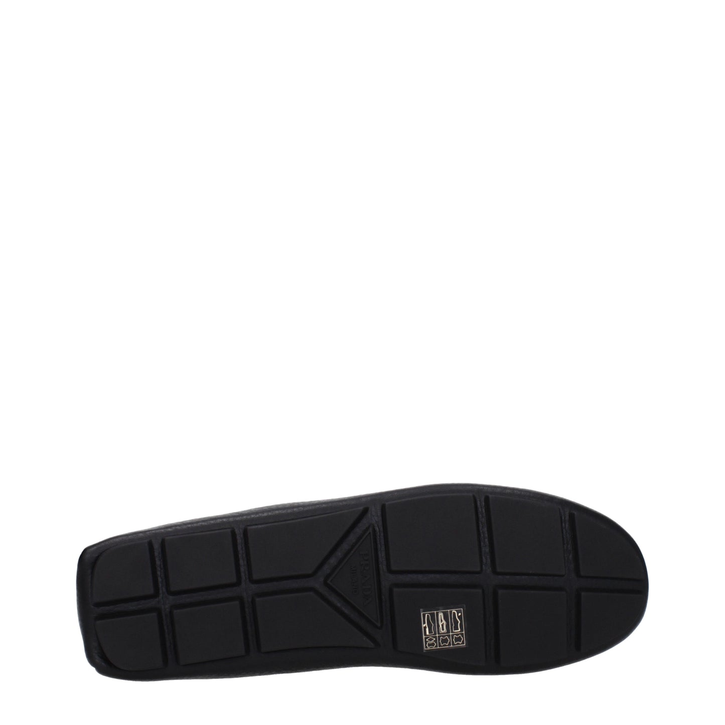 Prada Men's Loafers in Leather Black